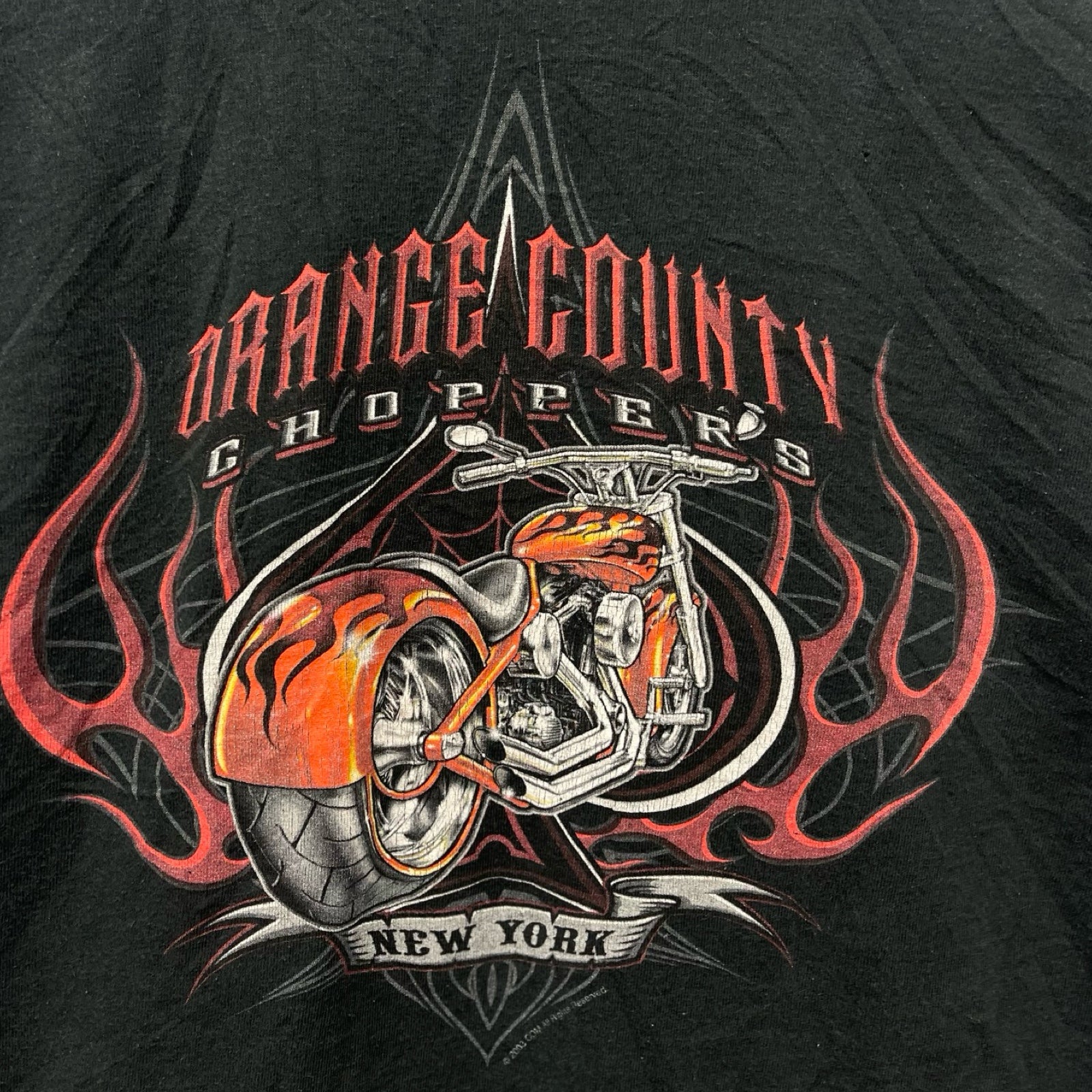 Vintage 00's ORANGE COUNTY CHOPPERS "NEW YORK" 2003 L/S Tee Size XL