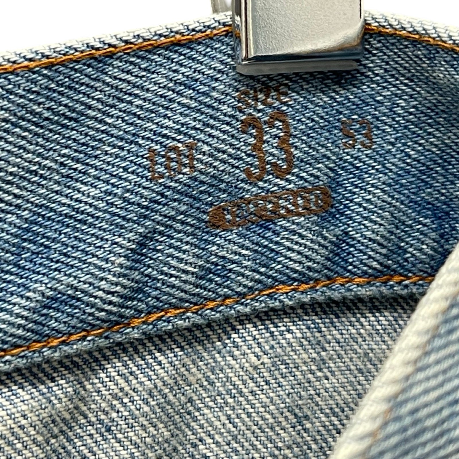 GUCCI 2018SS Web Stripe Tapered Denim Pants 430368 XR606 Size 33