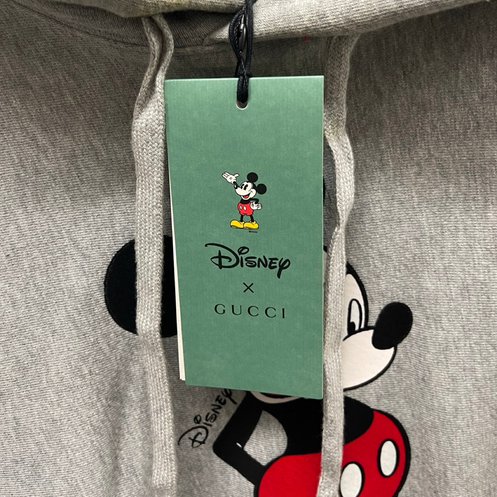GUCCI 2020SS Mickey Print Pullover Hoodie Size L
