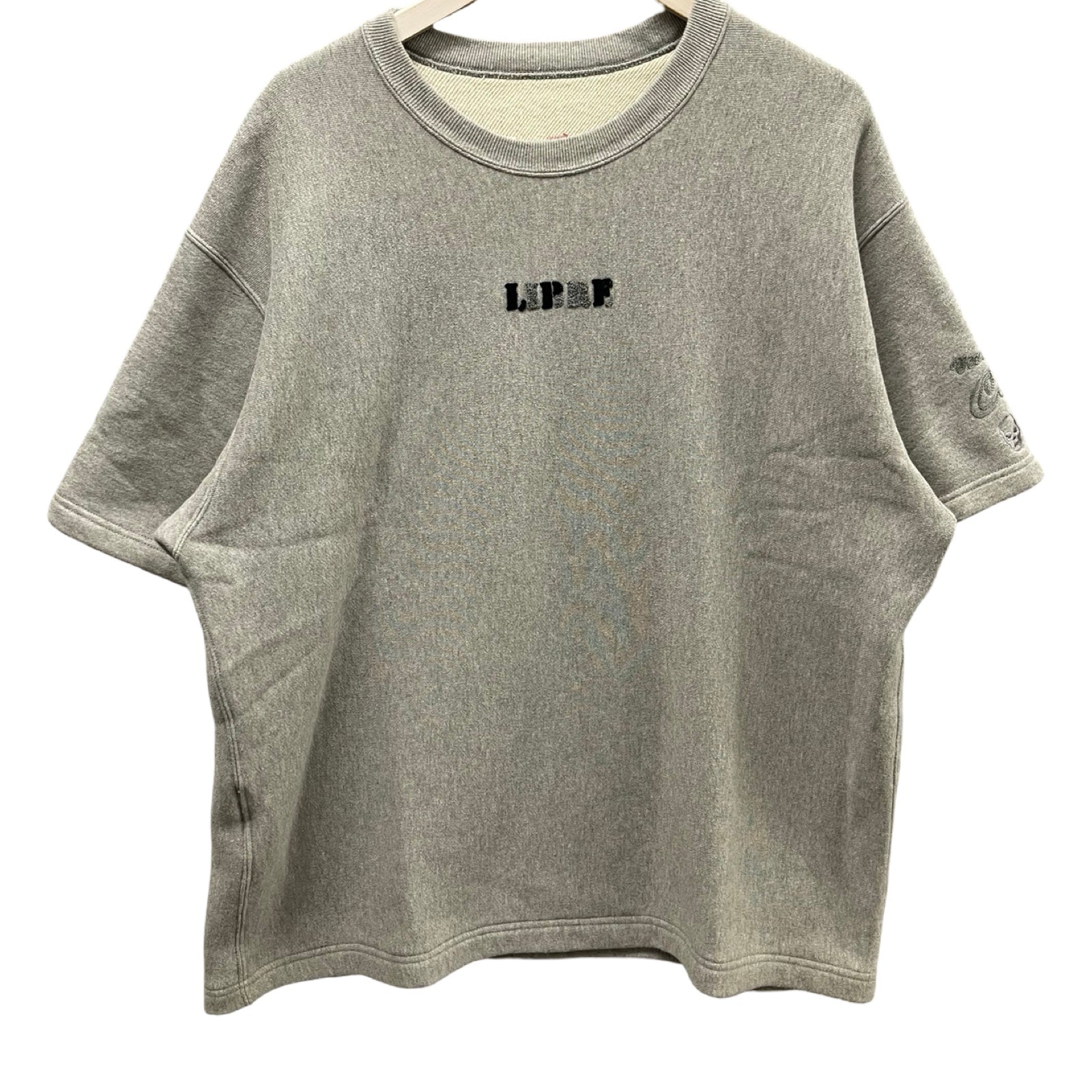 lucien pellat-finet HAVANA Leaf Logo Cotton Sweat Tee Size L