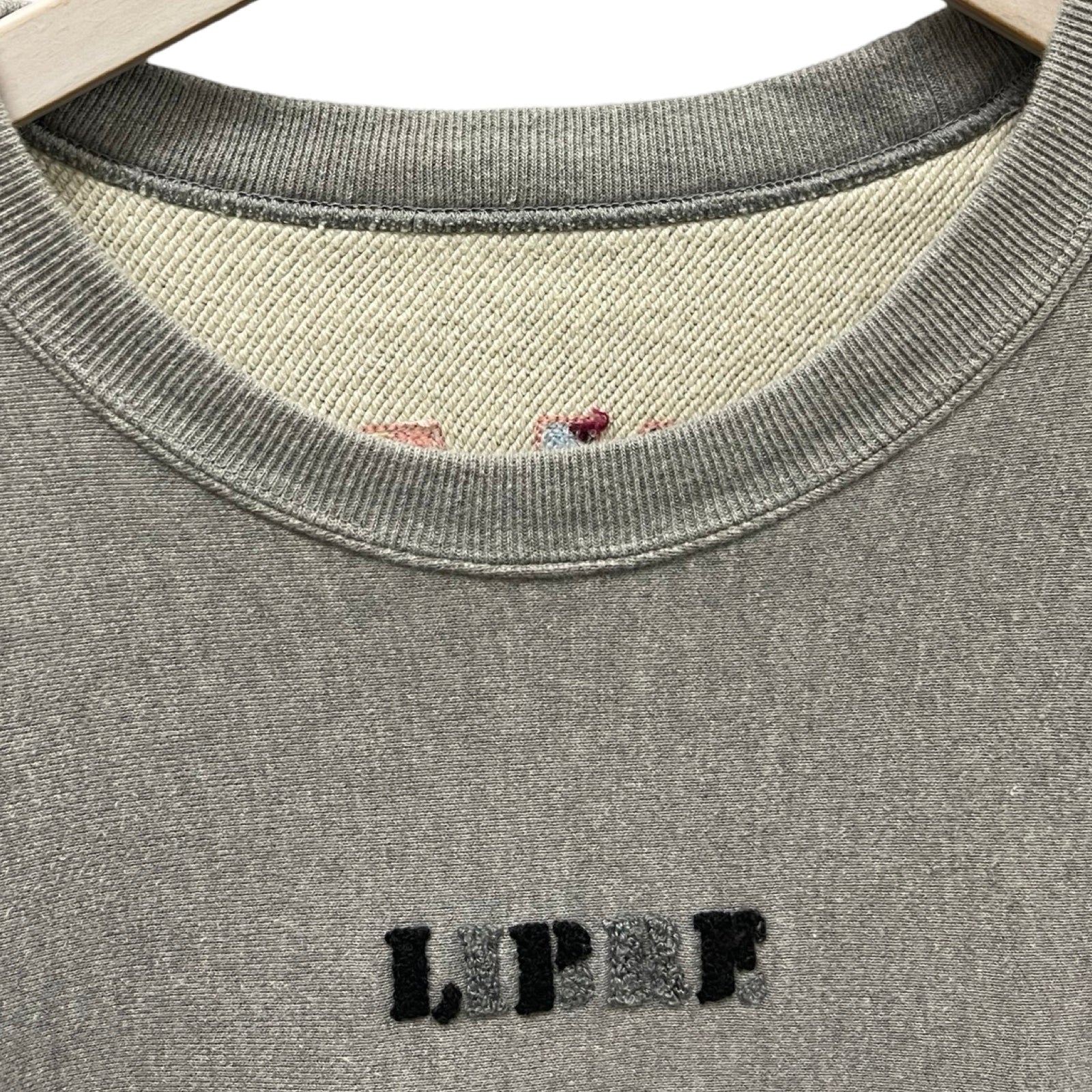 lucien pellat-finet HAVANA Leaf Logo Cotton Sweat Tee Size L