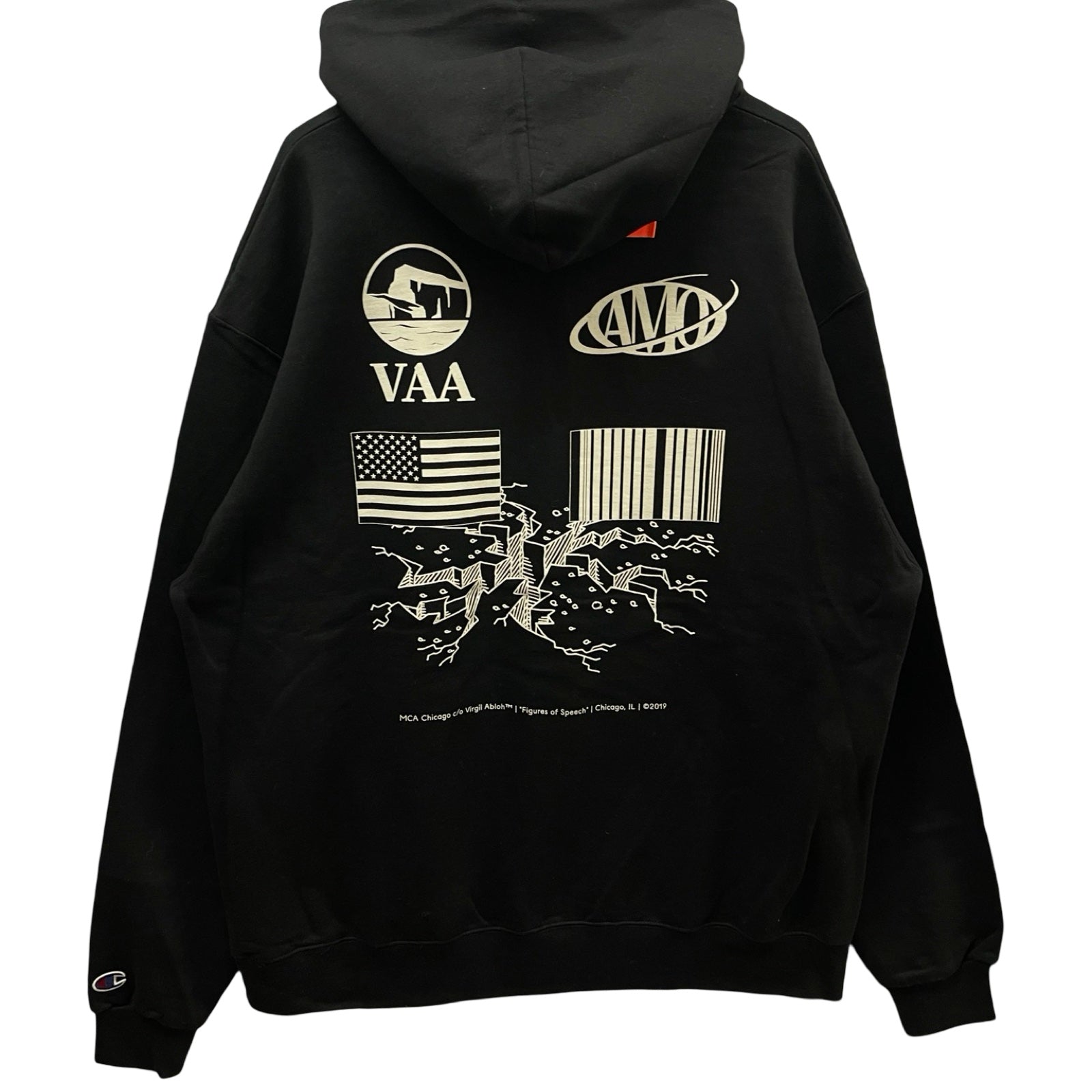 Champion × Virgil Abloh 2019AW HYPERBOLE Pullover Hoodie Size XL