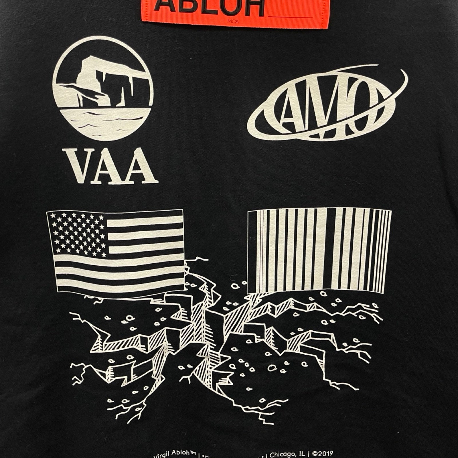 Champion × Virgil Abloh 2019AW HYPERBOLE Pullover Hoodie Size XL