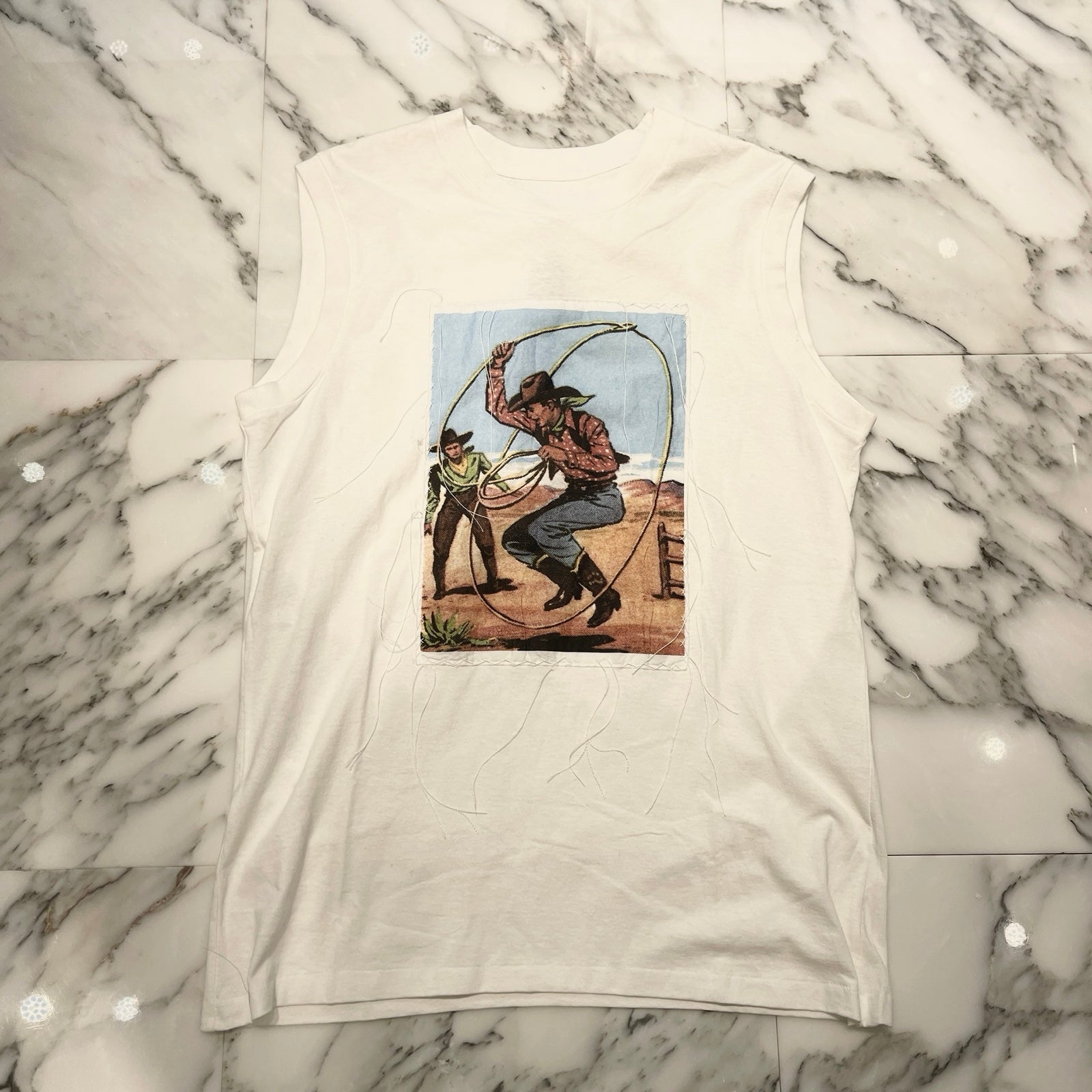 Maison Margiela 2024SS COWBOY TANK TOP S51GC0525 S24575 Size S メゾンマルジェラ カウボーイ タンクトップ サイズS