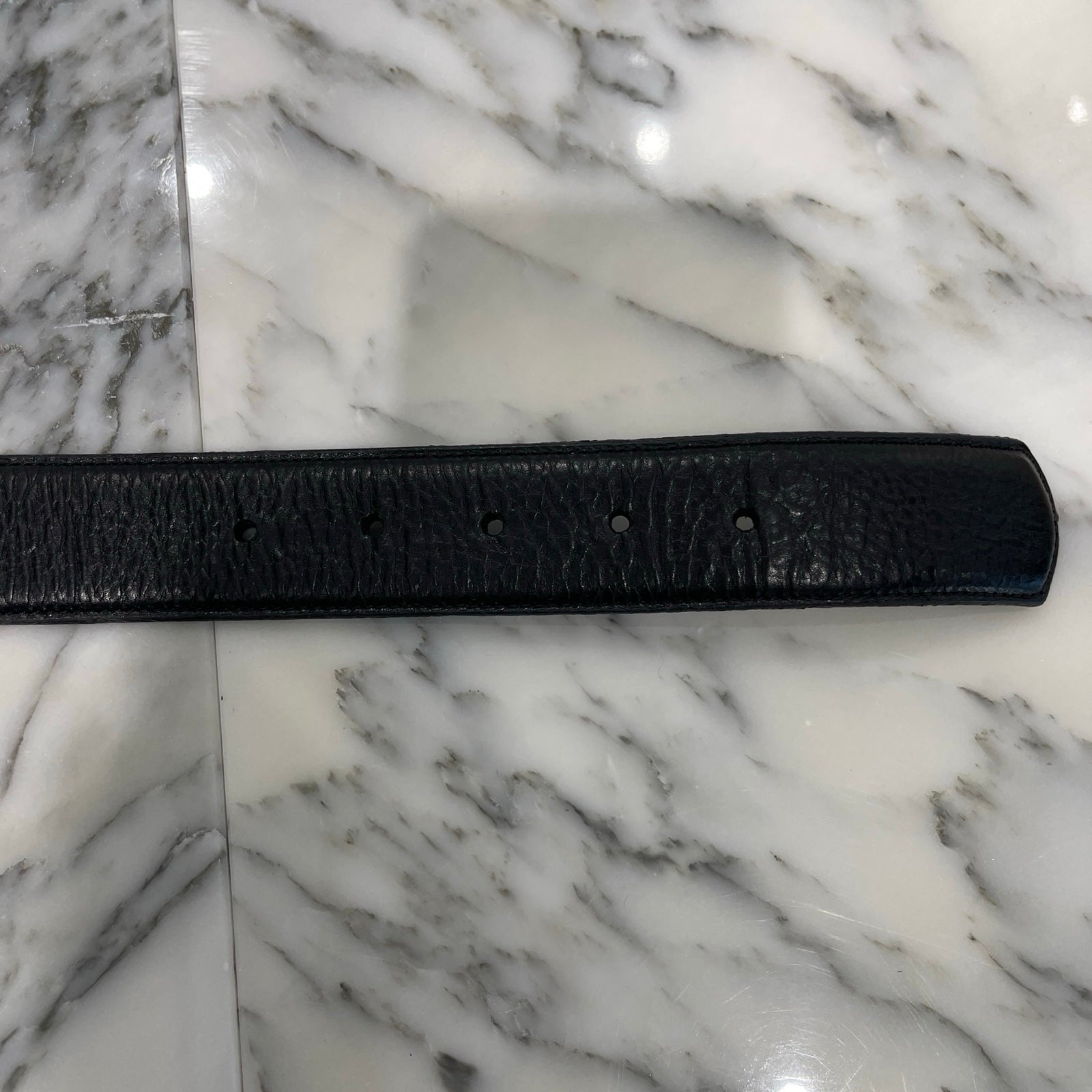 CHROME HEARTS Scroll Label Rivets Leather Belt Size 32 クロムハーツ スクロールラベル リベッツ レザー ベルト サイズ32