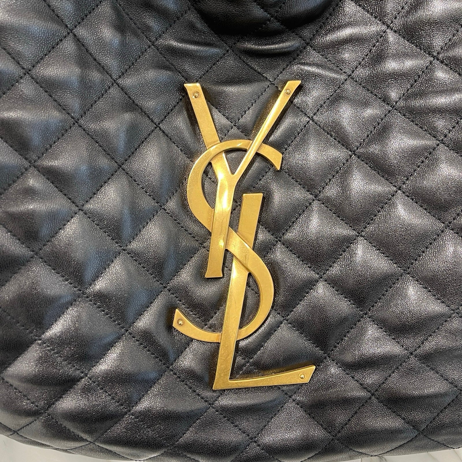 SAINT LAURENT PARIS 2022AW Icar Maxi YSL Leather Handbag サンローランパリ イカールマキシ YSL レザーハンドバッグ