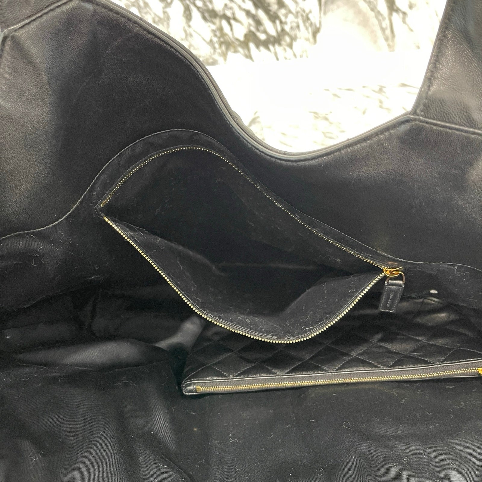 SAINT LAURENT PARIS 2022AW Icar Maxi YSL Leather Handbag サンローランパリ イカールマキシ YSL レザーハンドバッグ