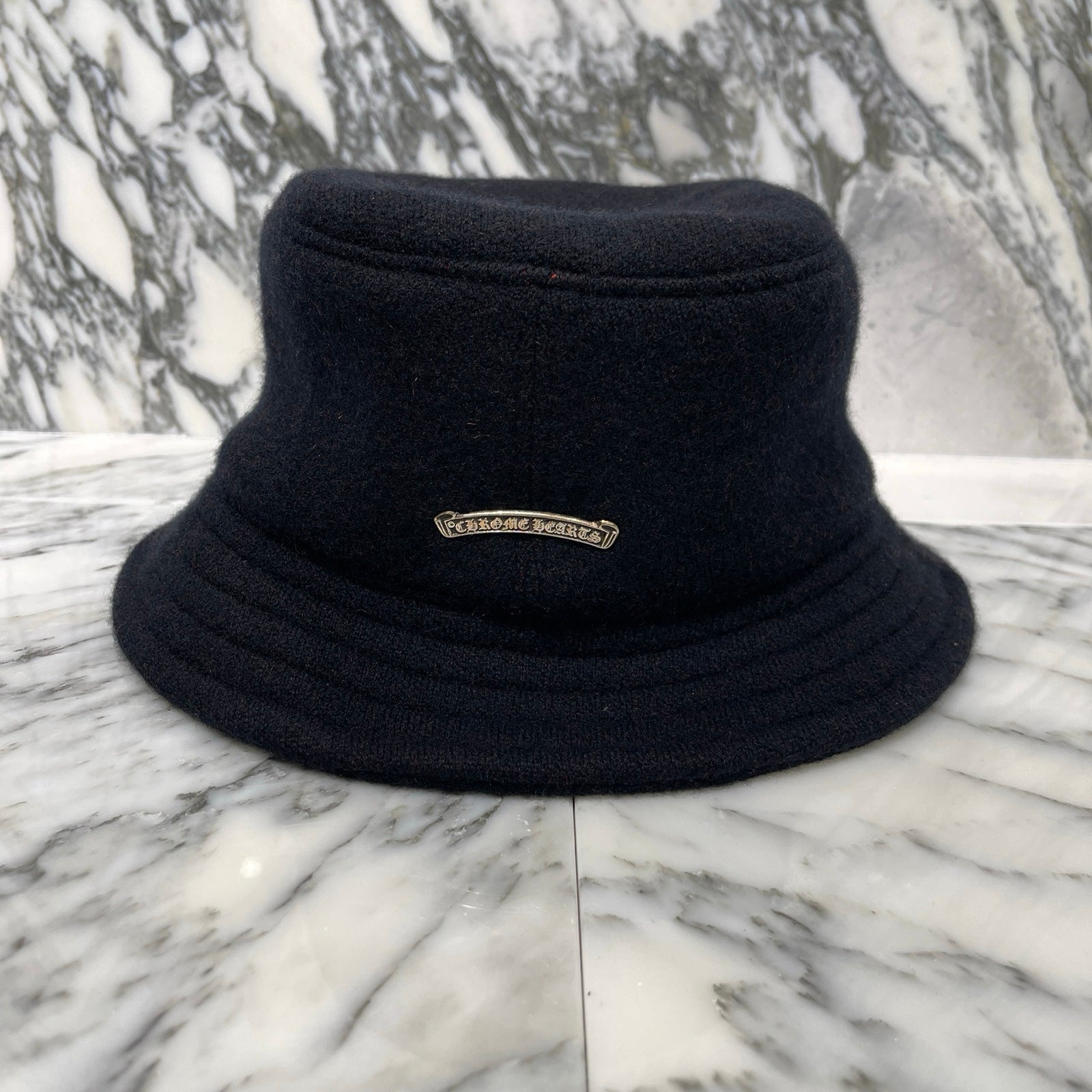 CHROME HEARTS 2024AW Cashmere CH Logo Bucket Hat Size M(28.5cm) クロムハーツ カシミア CHロゴ バケットハット サイズM(28.5cm)