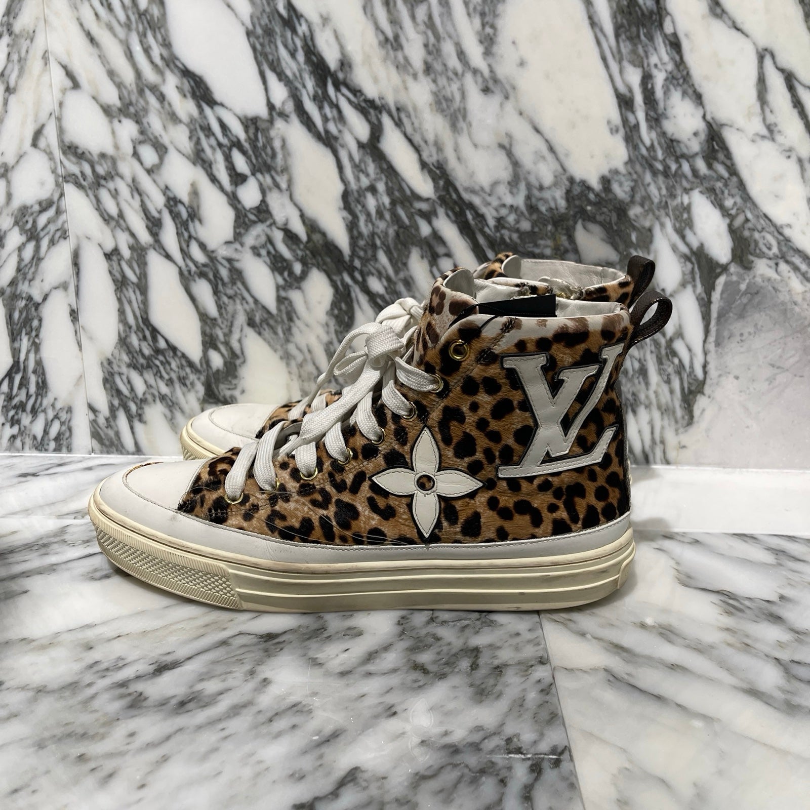 LOUIS VUITTON Stellar Line High Cut Sneakers CL0179 Size 37 ルイヴィトン ステラー ライン ハイカットスニーカー サイズ37