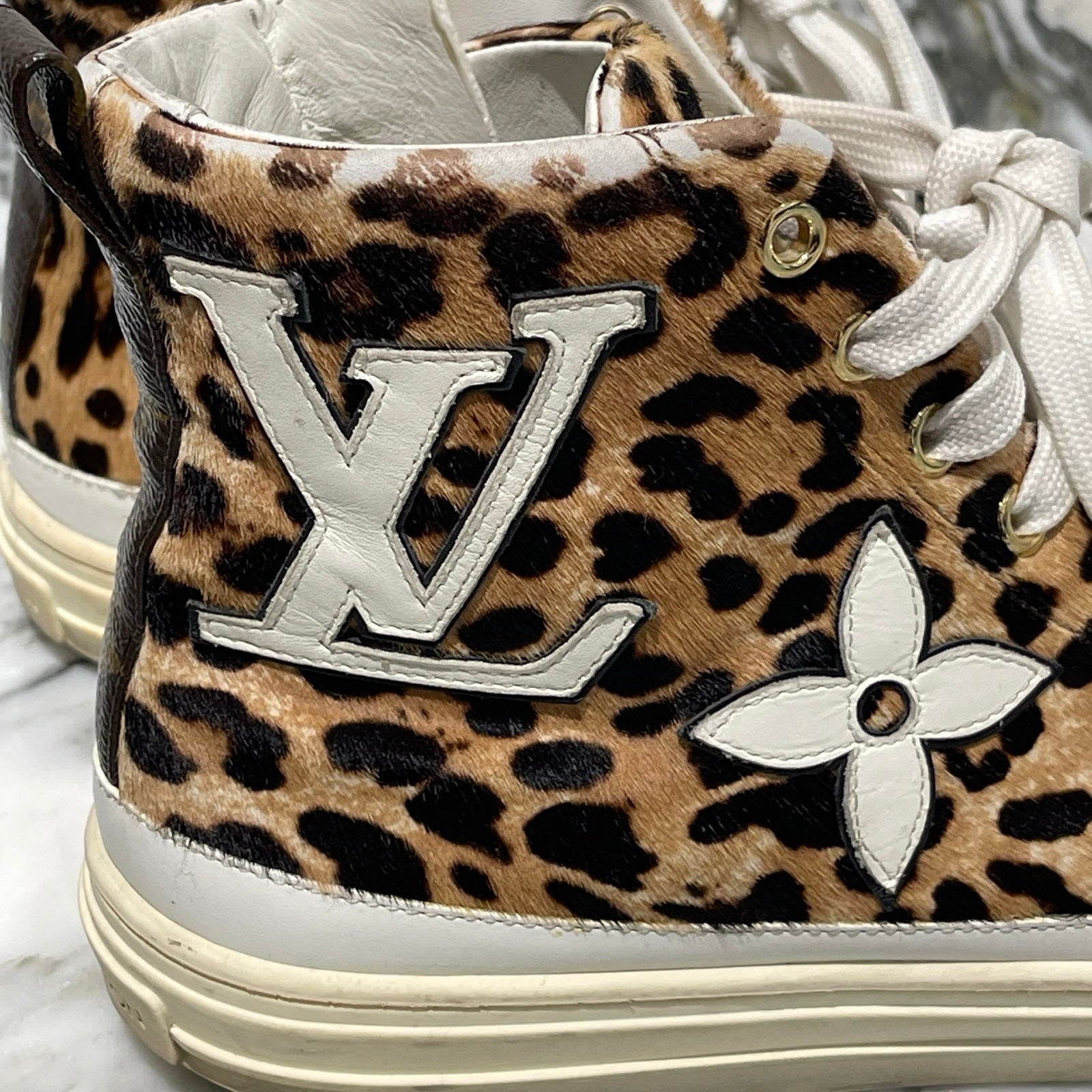 LOUIS VUITTON Stellar Line High Cut Sneakers CL0179 Size 37 ルイヴィトン ステラー ライン ハイカットスニーカー サイズ37