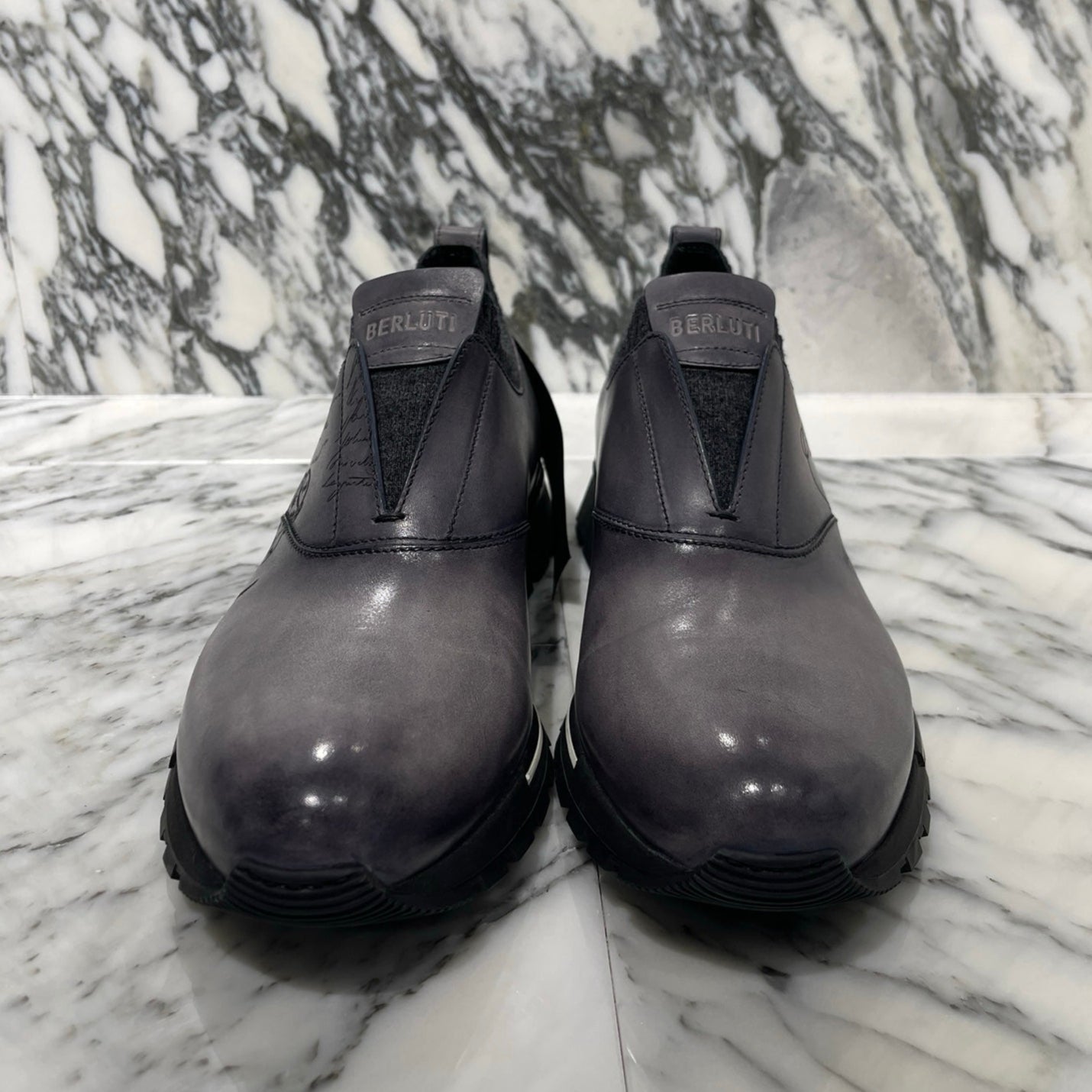 BERLUTI 2023AW Fast Track Scritto Leather Sneakers Size9(27/27.5cm) ベルルッティ ファスト トラック スクリット レザー スニーカー サイズ9(27/27.5cm)