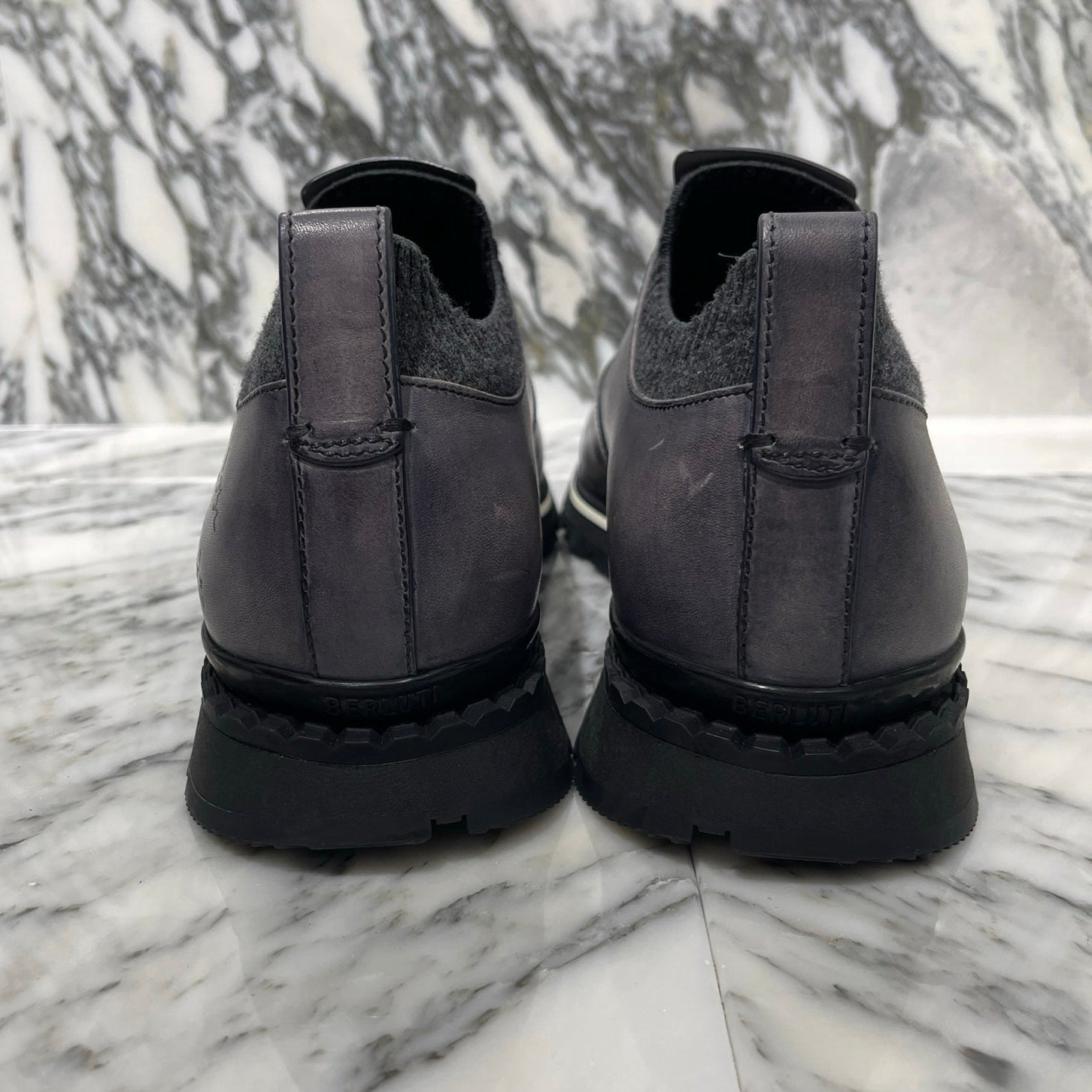 BERLUTI 2023AW Fast Track Scritto Leather Sneakers Size9(27/27.5cm) ベルルッティ ファスト トラック スクリット レザー スニーカー サイズ9(27/27.5cm)