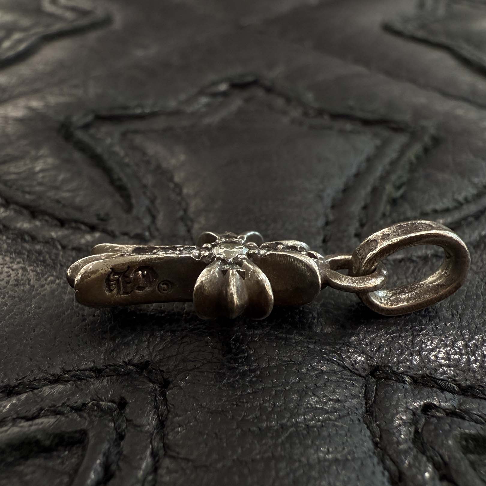 CHROME HEARTS Baby Fat Cross Pave Diamond Pendant Top クロムハーツ ベビーファット クロス パヴェダイヤモンド ペンダントトップ