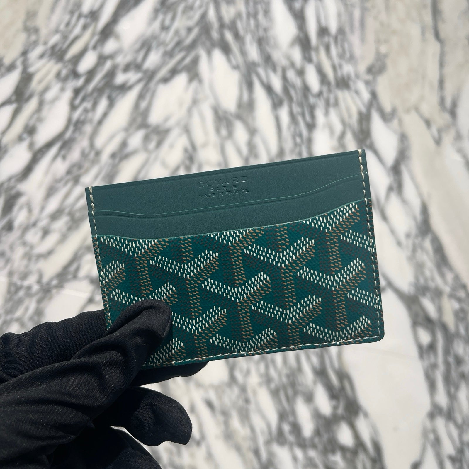 人気アイテム】ゴヤール Goyard カードケース 名刺入れ ブルー 青