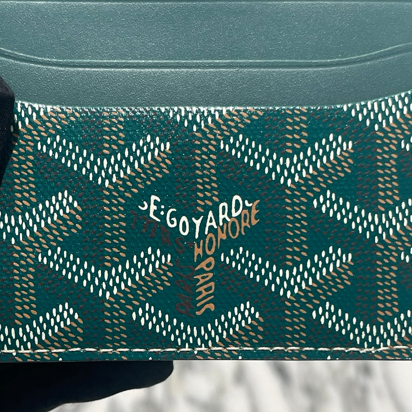 GOYARD Saint Sulpice Card Case "GREEN" ゴヤール サン シュルピス カードケース "グリーン"