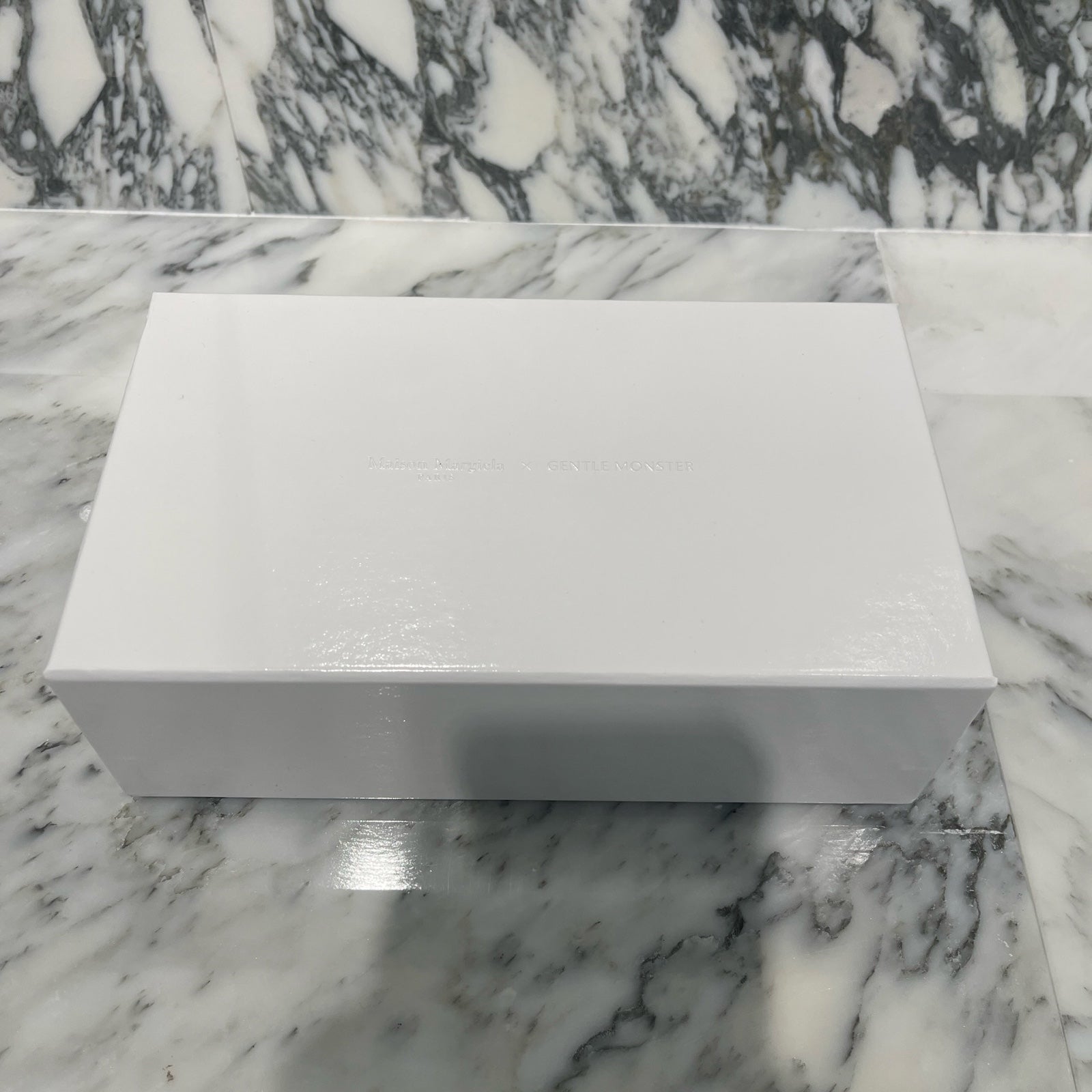 GENTLE MONSTER × Maison Margiela 2024SS Leather Frame Fox Eye Sunglasses MM108 Size 54□21-145 ジェントルモンスター × メゾンマルジェラ レザーフレームフォックスアイ サングラス MM108 サイズ54□21-145