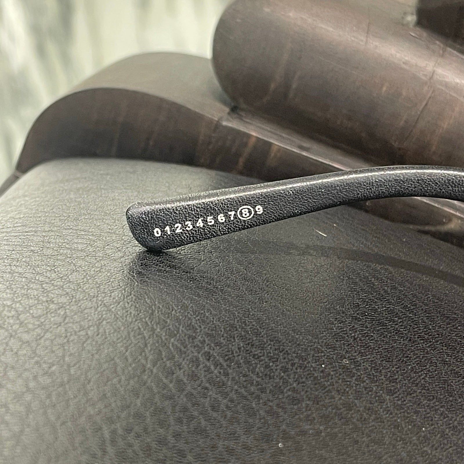 GENTLE MONSTER × Maison Margiela 2024SS Leather Frame Fox Eye Sunglasses MM108 Size 54□21-145 ジェントルモンスター × メゾンマルジェラ レザーフレームフォックスアイ サングラス MM108 サイズ54□21-145