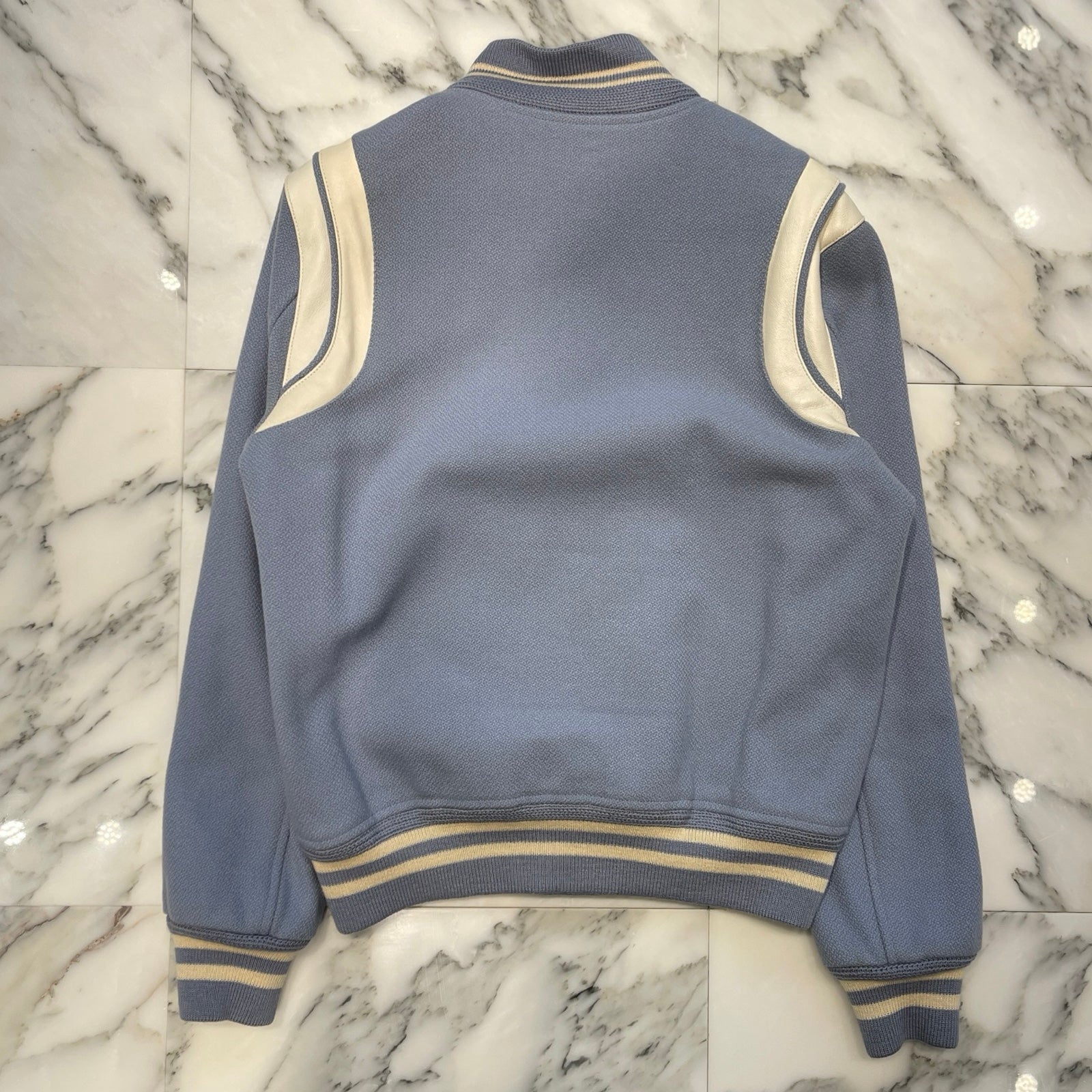 SAINT LAURENT PARIS 2016AW Woolblend Teddy Bomber Jacket 376283 Y180W 4375 Size M