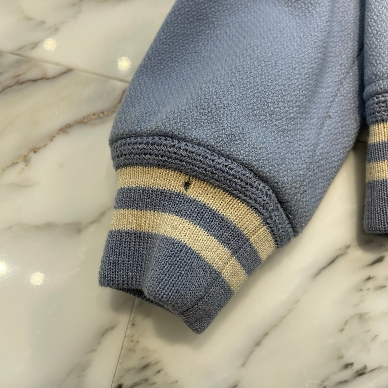 SAINT LAURENT PARIS 2016AW Woolblend Teddy Bomber Jacket 376283 Y180W 4375 Size M