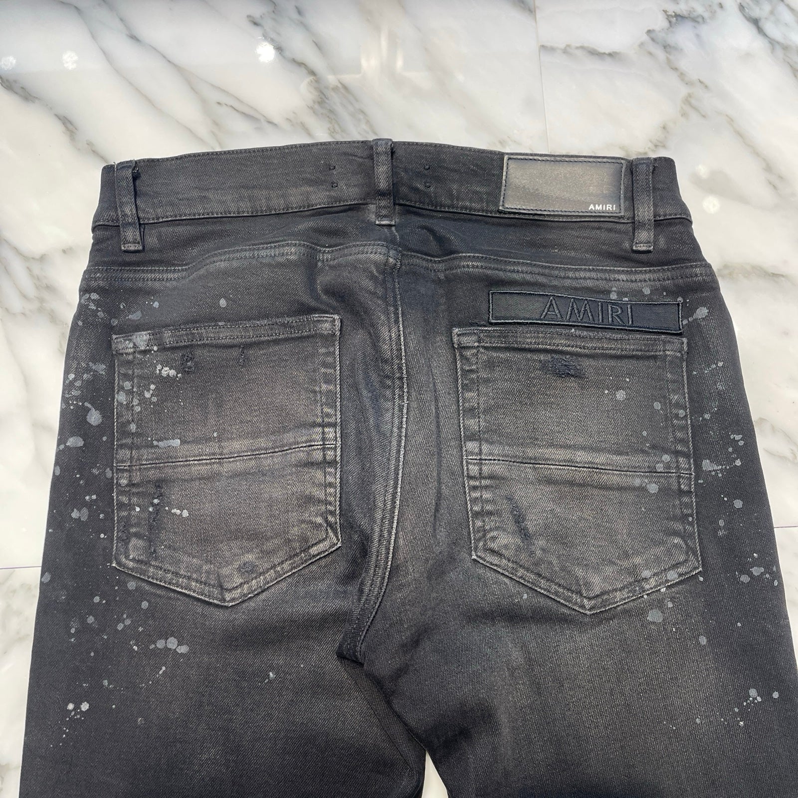 AMIRI Military Patch Stretch Skinny Denim Size 30