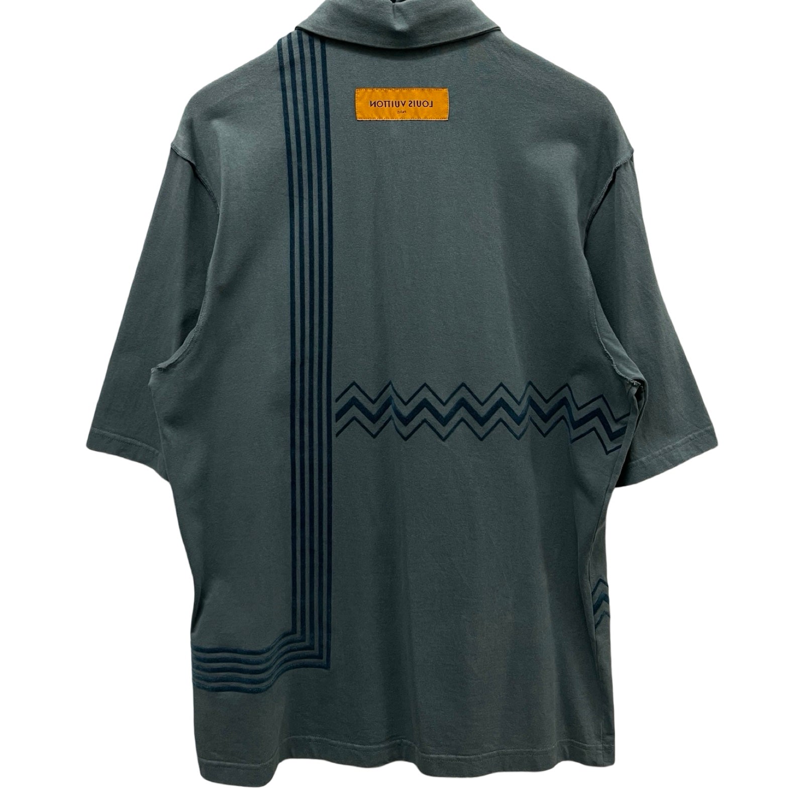 LOUIS VUITTON 2022AW Karakoram Flock Print Jersey Shirt 1AA4WX Size M