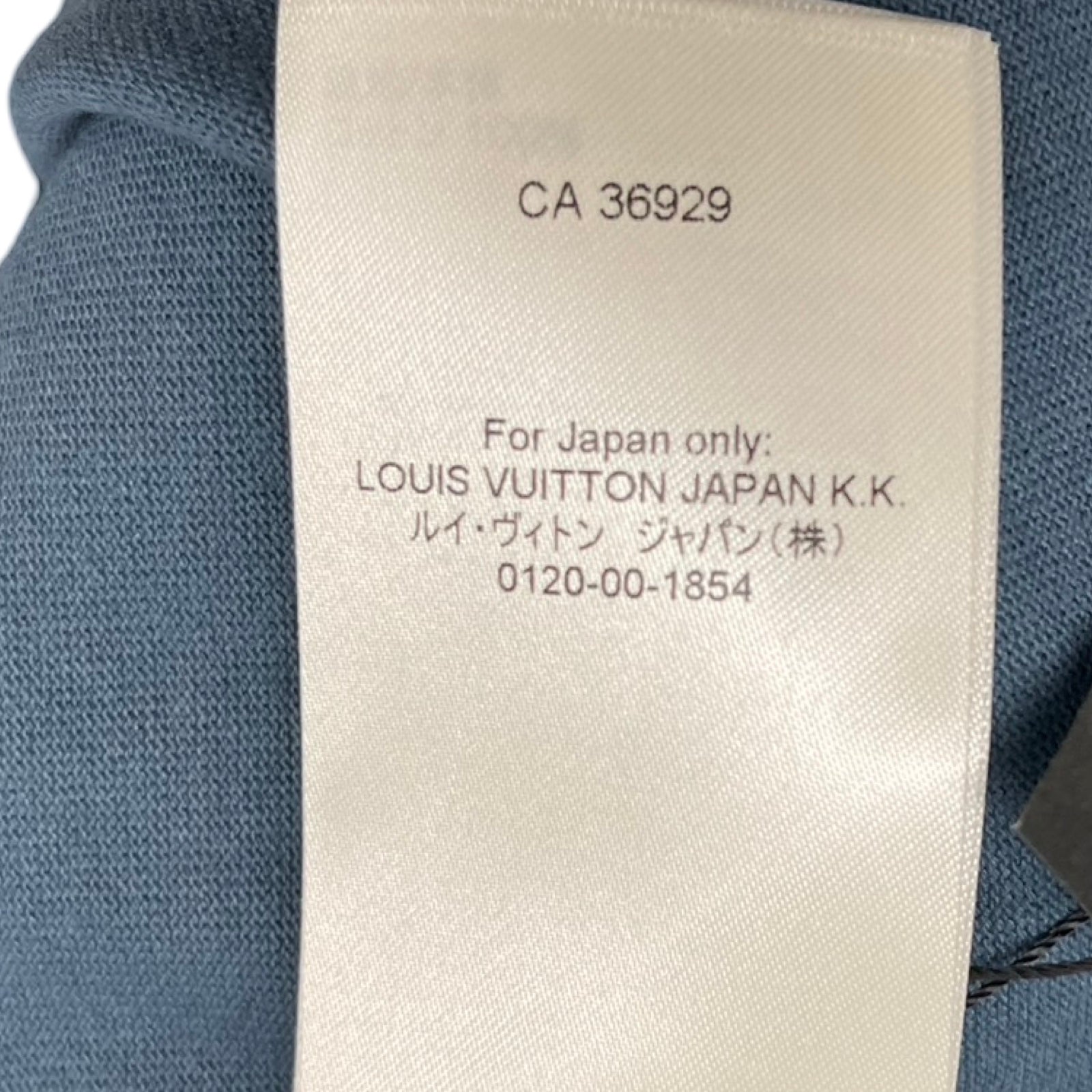 LOUIS VUITTON 2022AW Karakoram Flock Print Jersey Shirt 1AA4WX Size M