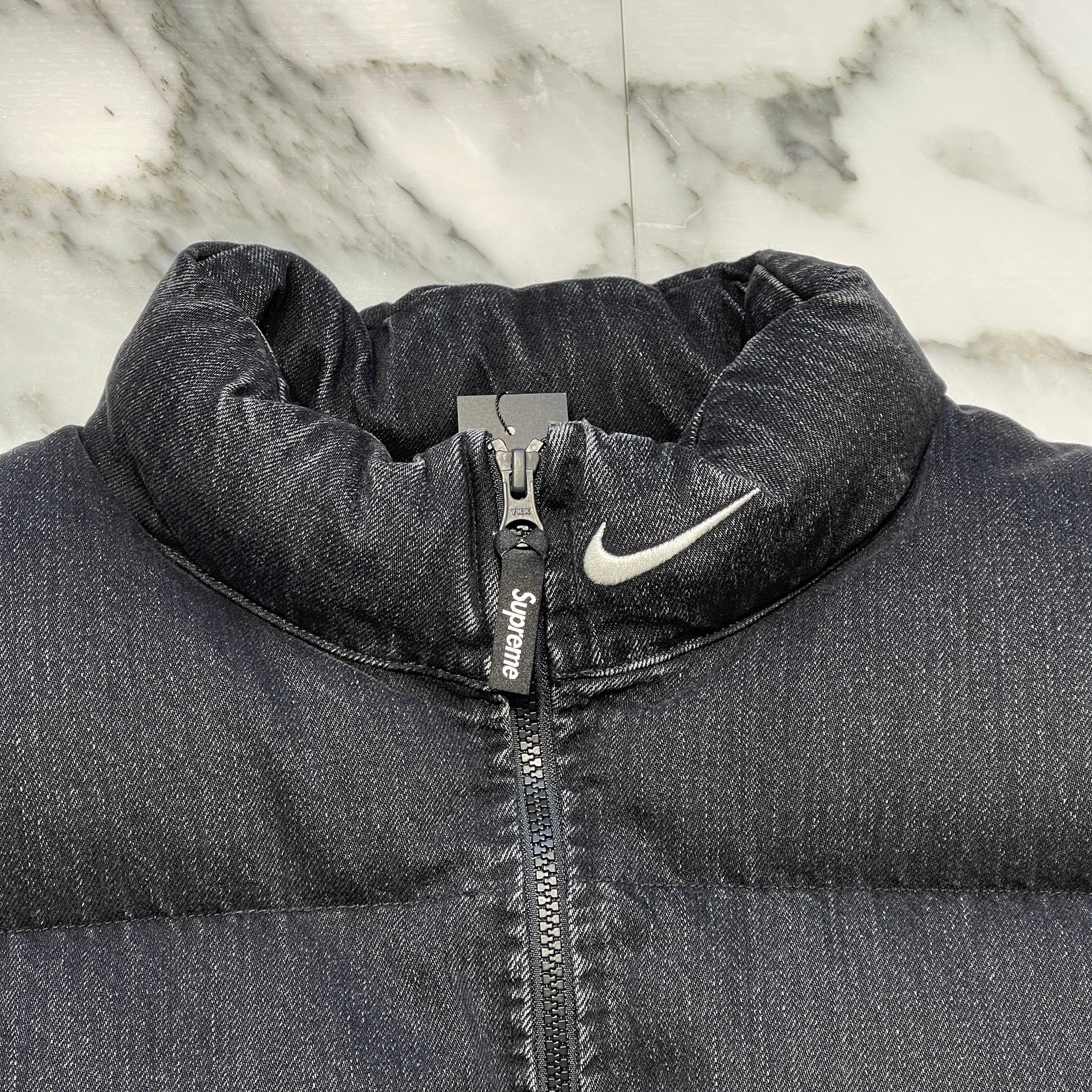 Supreme × NIKE 2024SS Denim Puffer Vest Jacket Size L シュプリーム × ナイキ デニム パファーベスト サイズL