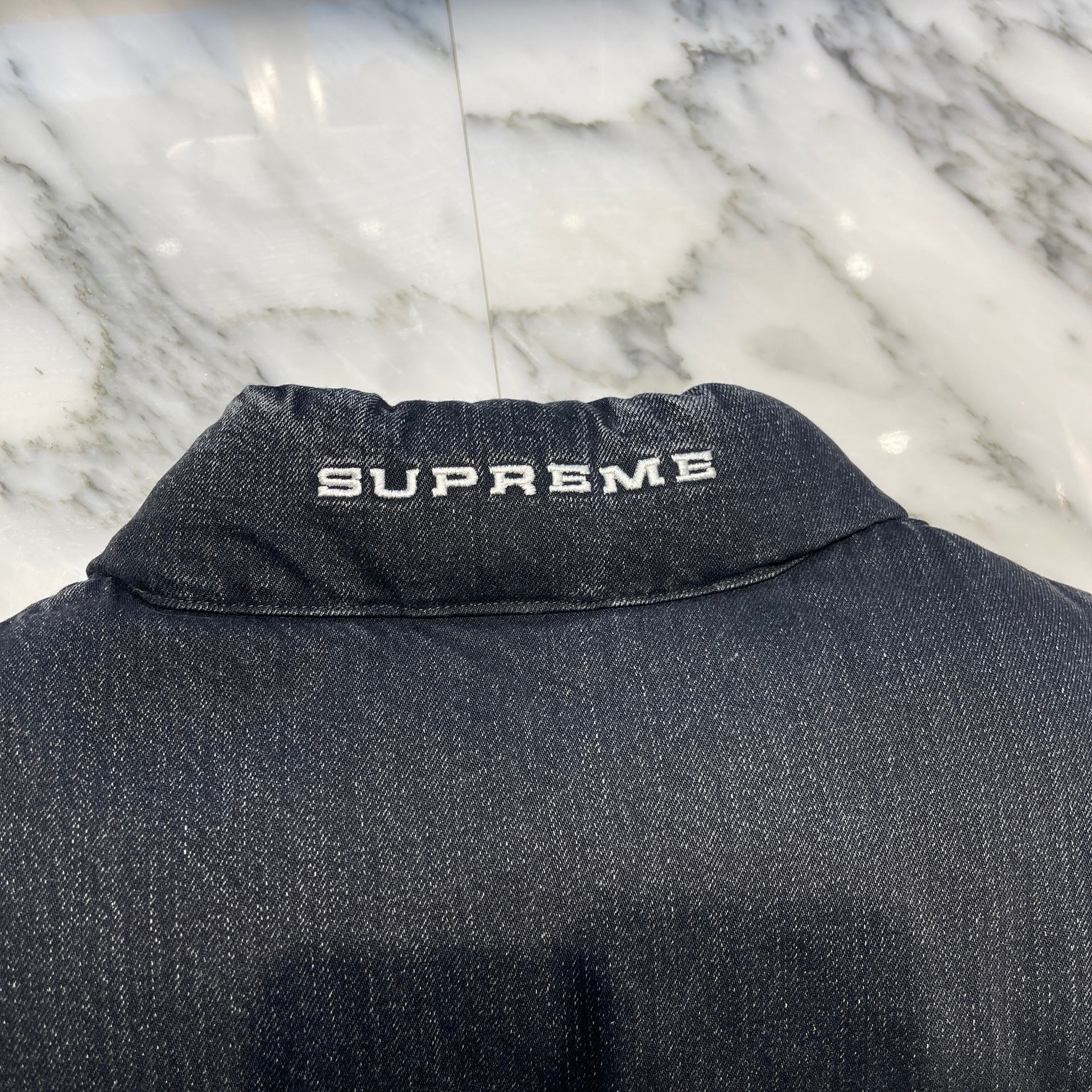 Supreme × NIKE 2024SS Denim Puffer Vest Jacket Size L シュプリーム × ナイキ デニム パファーベスト サイズL