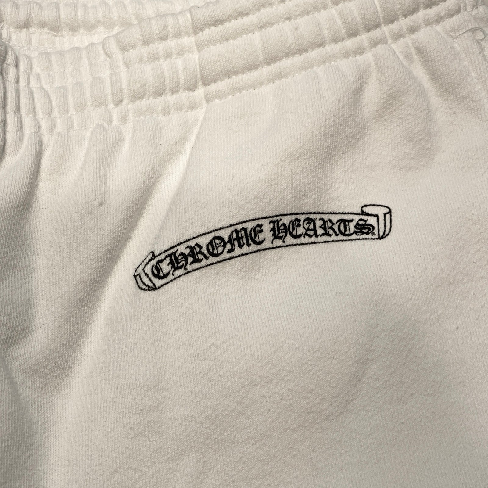 CHROME HEARTS × DEADLLY DOLL Zebra Logo Horseshoe Sweat Long Pants Size L クロムハーツ×デッドリードール ゼブラロゴ ホースシュー スウェットロングパンツ サイズL