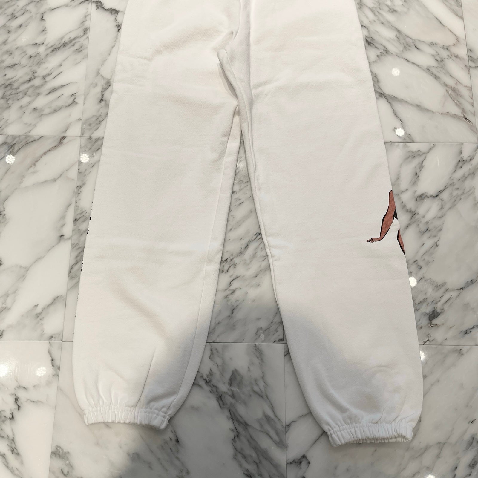 CHROME HEARTS × DEADLLY DOLL Zebra Logo Horseshoe Sweat Long Pants Size L クロムハーツ×デッドリードール ゼブラロゴ ホースシュー スウェットロングパンツ サイズL