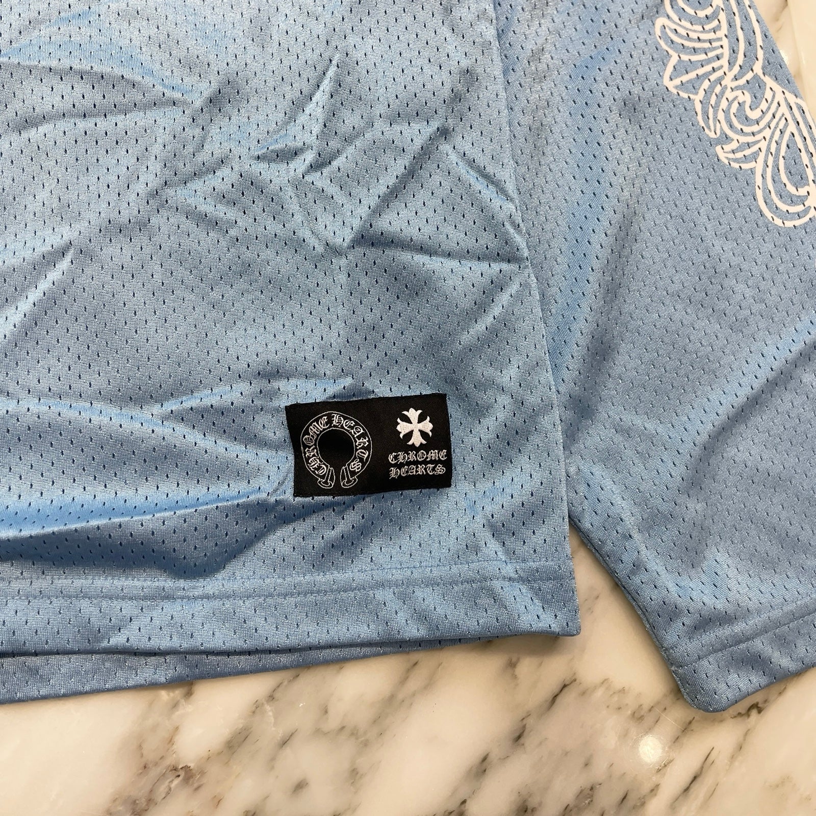 CHROME HEARTS Mesh Warm Up Jersey Size XL クロムハーツ メッシュ