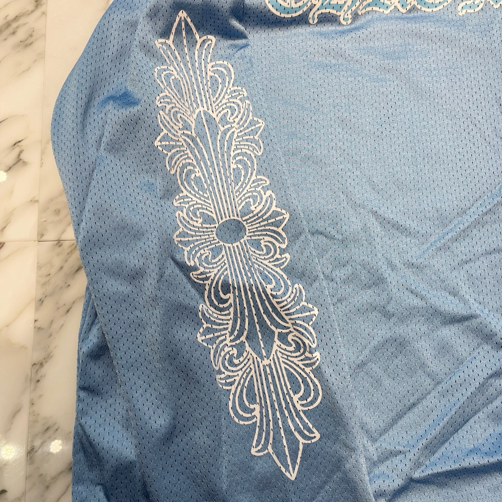 CHROME HEARTS Mesh Warm Up Jersey Size XL クロムハーツ メッシュ