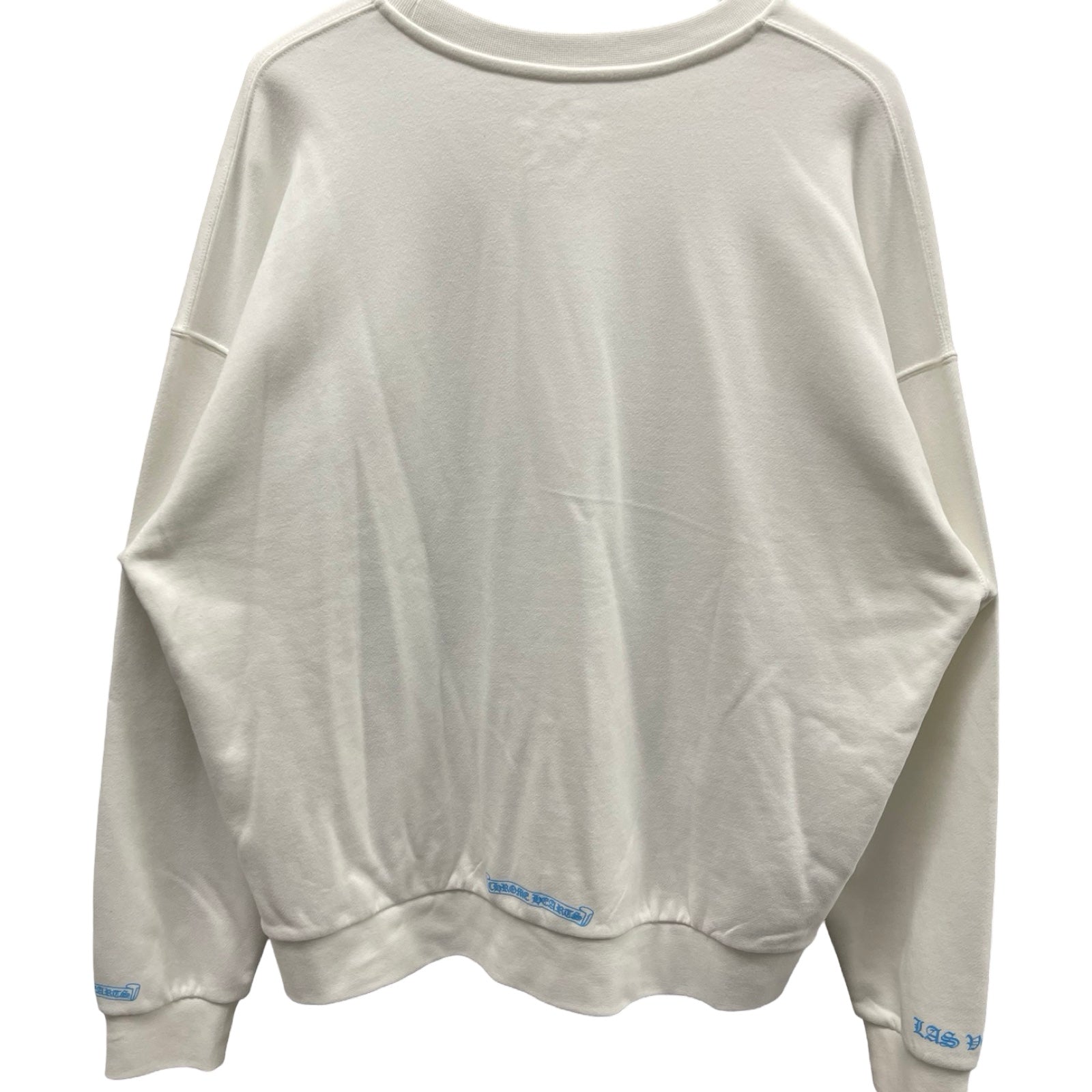 CHROME HEARTS Las Vegas Limited Neck Logo Dice Print Crewneck Sweatshirt Size XL