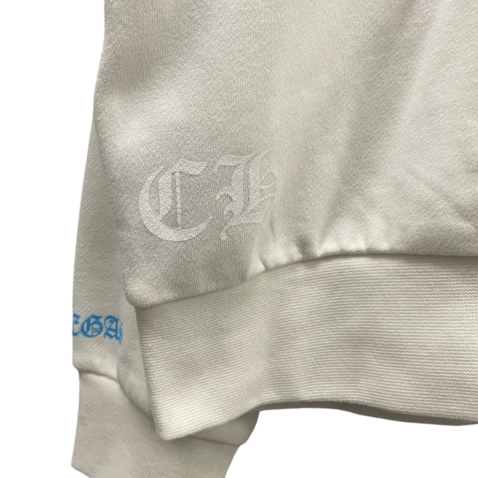 CHROME HEARTS Las Vegas Limited Neck Logo Dice Print Crewneck Sweatshirt Size XL