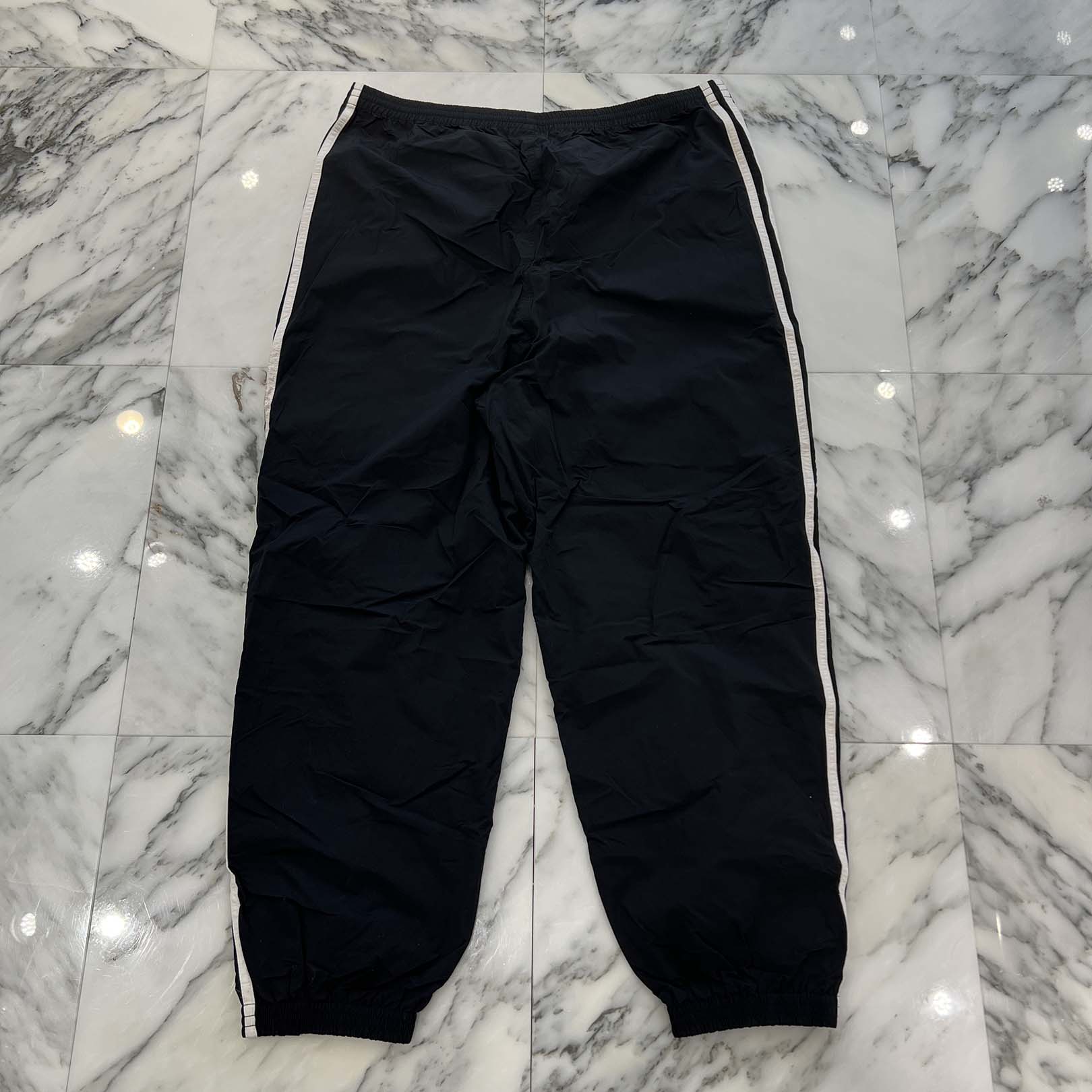 BALENCIAGA × adidas 2023SS Trefoil Logo Embroidery 3 Stripe Track Pants 725597 TNQ25 Size 44 バレンシアガ×アディダス トレフォイルロゴ刺繡 3ストライプ トラックパンツ サイズ44