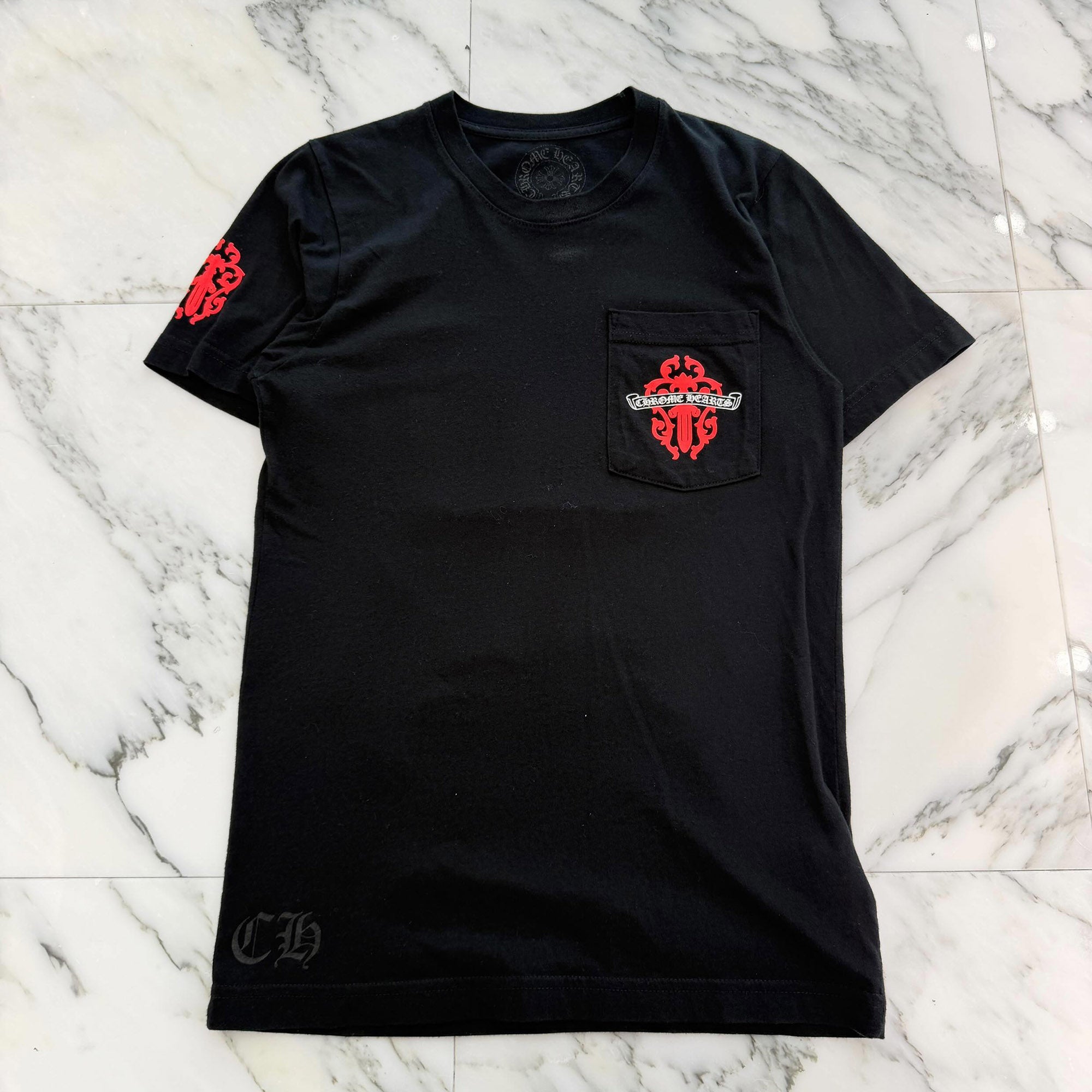 CHROME HEARTS Multi Logo Vine Dagger Tee Size XS クロムハーツ マルチロゴ総柄 ヴァインダガー Tシャツ サイズXS