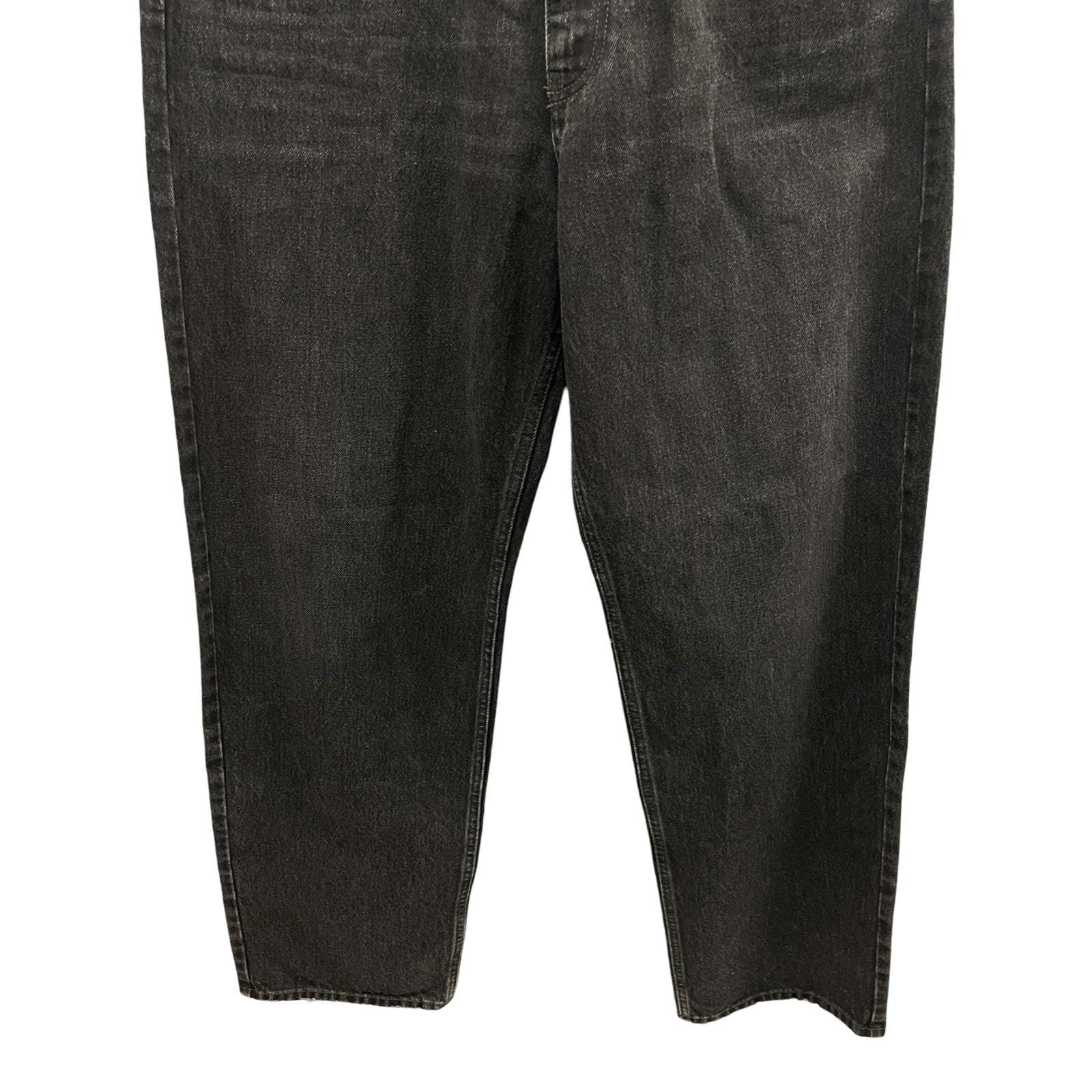 BALENCIAGA 2021AW Layered Wide Denim Pants 661609 TBP47 Size XS