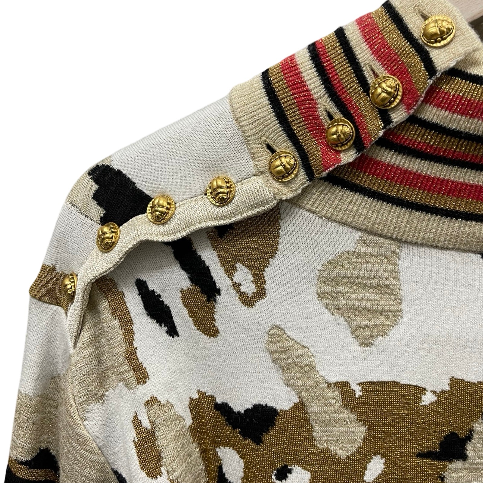 CHANEL 2019AW Pullover Sweater P61655K47180 Size 50