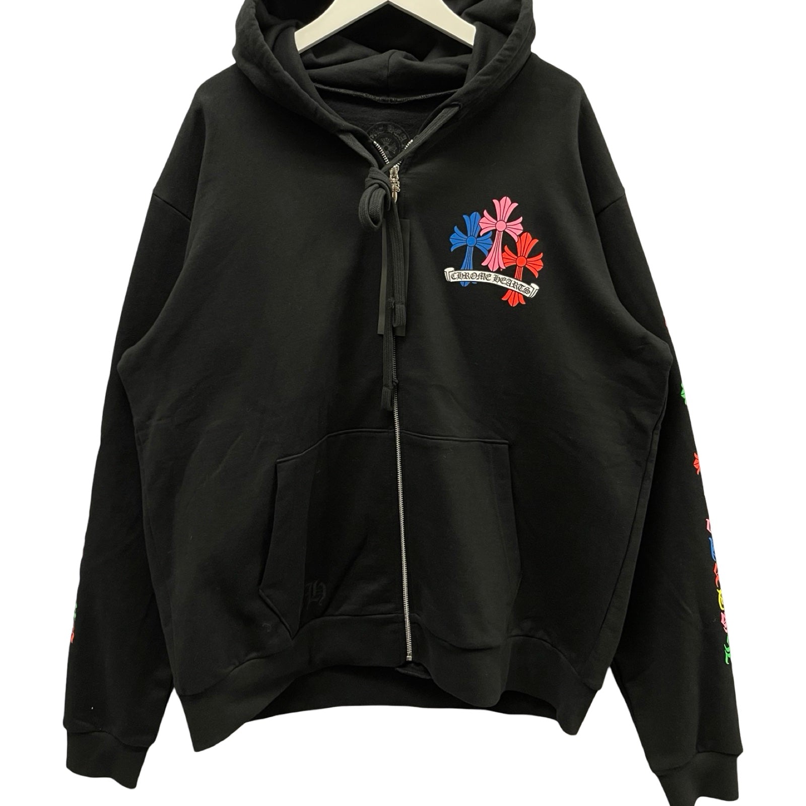 CHROME HEARTS MLTCOL CEM CRS Zip Up Hoodie Size M