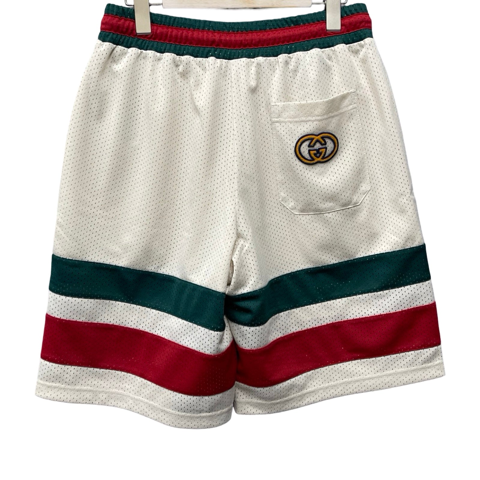 GUCCI 2024SS GG Logo Mesh Fabric Shorts 737407 XJFFK Size S