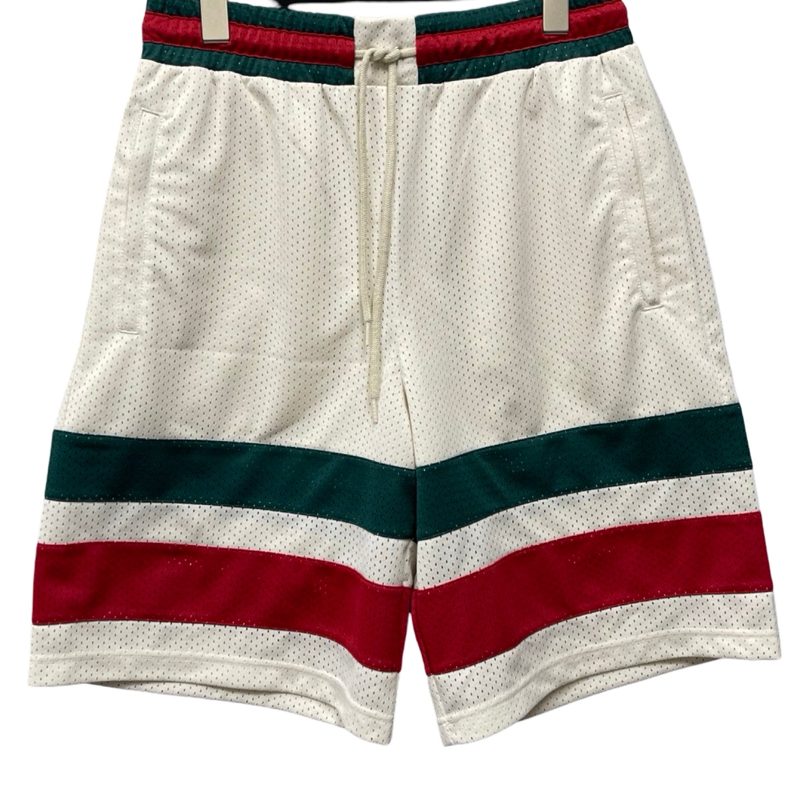 GUCCI 2024SS GG Logo Mesh Fabric Shorts 737407 XJFFK Size S