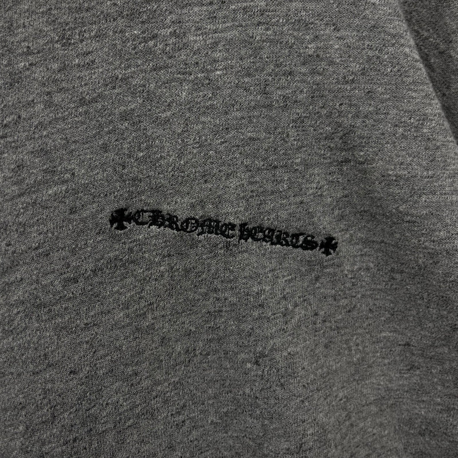 CHROME HEARTS Y NOT Cemetery Cross Patch Sweat Pullover Hoodie Size XL