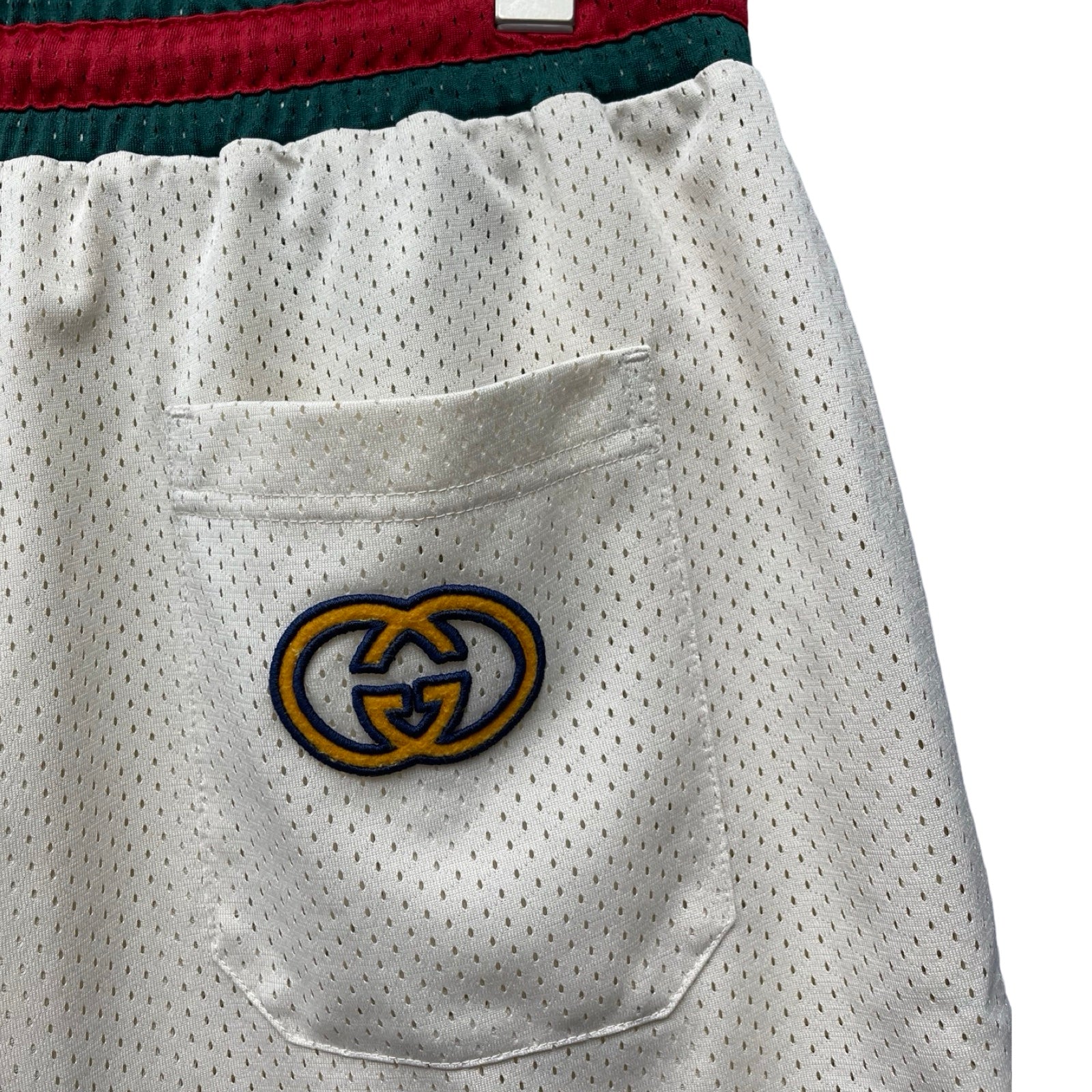 GUCCI 2024SS GG Logo Mesh Fabric Shorts 737407 XJFFK Size S