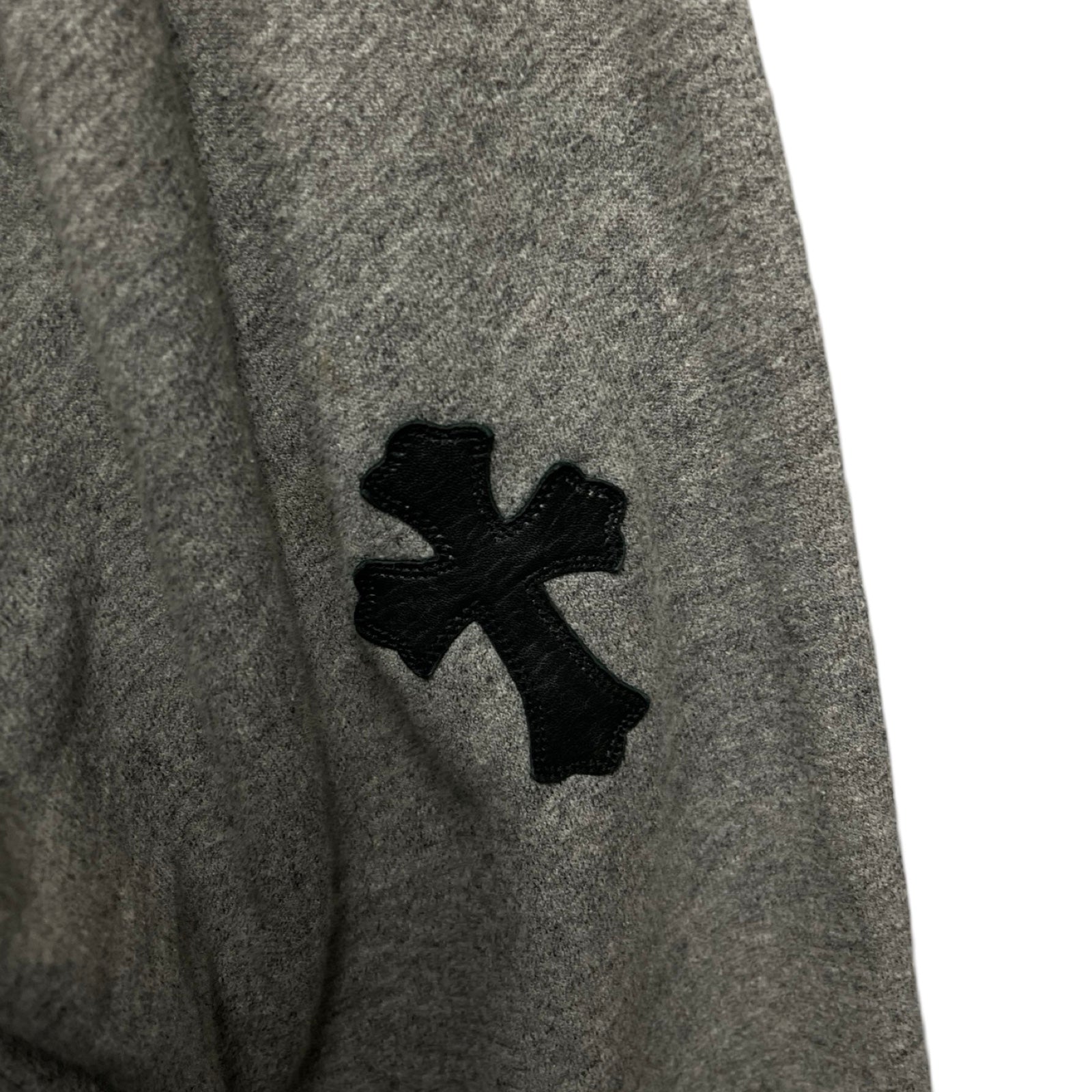 CHROME HEARTS Y NOT Cemetery Cross Patch Sweat Pullover Hoodie Size XL