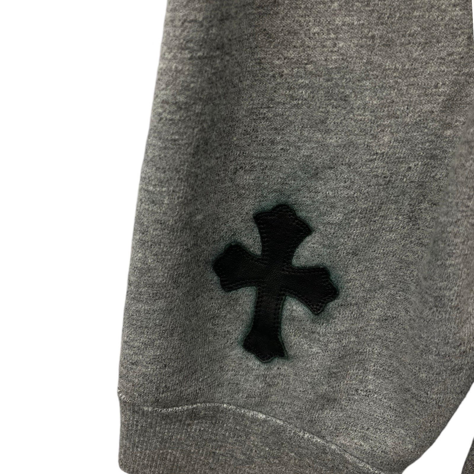 CHROME HEARTS Y NOT Cemetery Cross Patch Sweat Pullover Hoodie Size XL