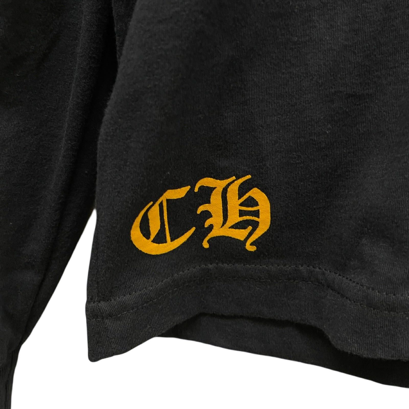 CHROME HEARTS Yellow Dagger Long Sleeve Tee Size M