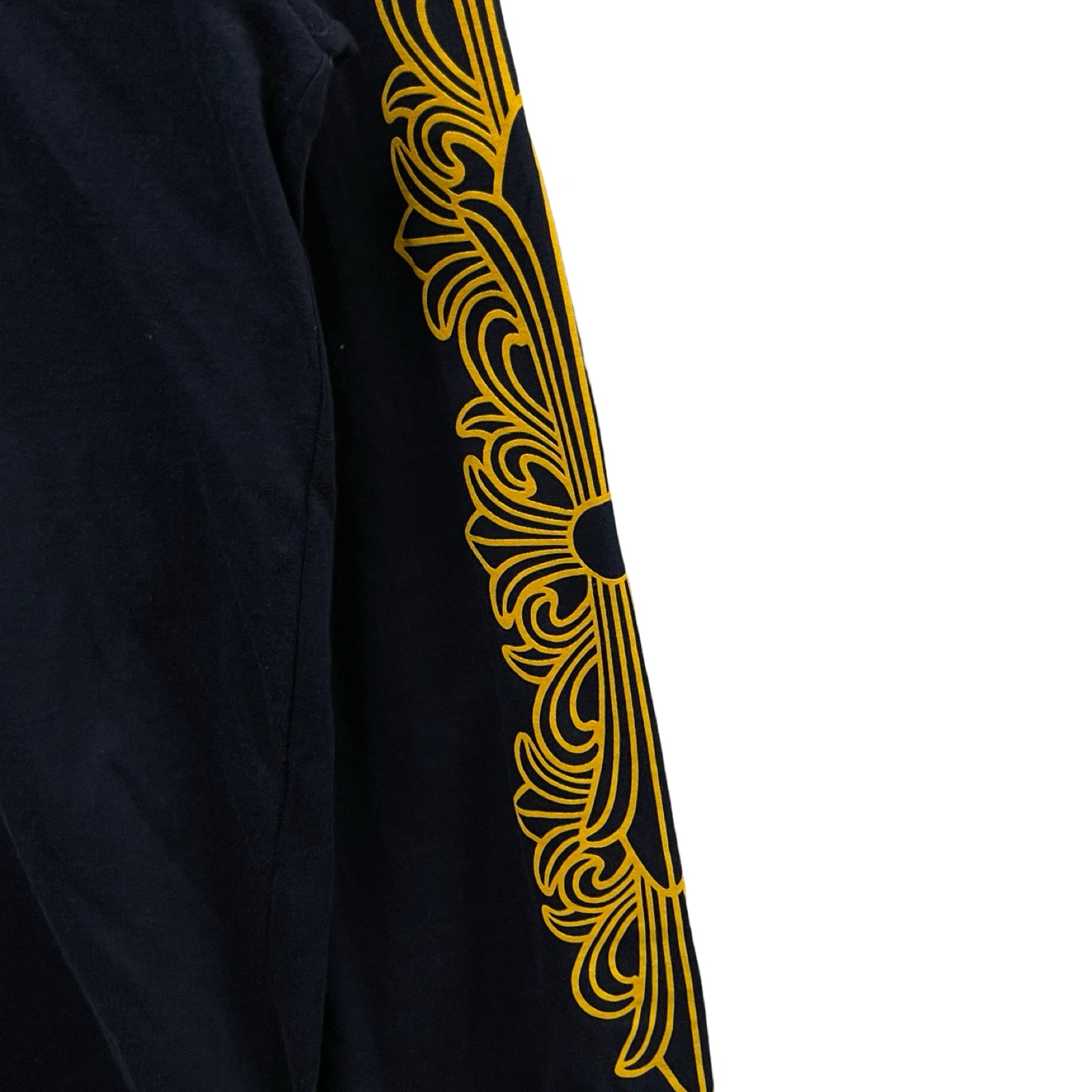 CHROME HEARTS Yellow Dagger Long Sleeve Tee Size M