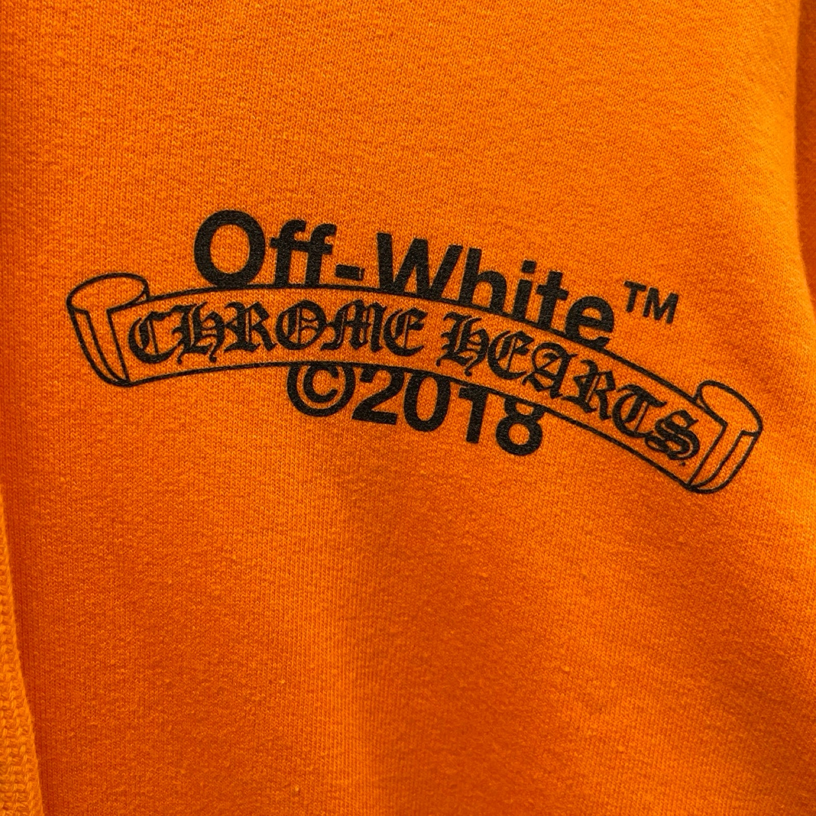 OFF-WHITE×CHROME HEARTS 2018SS HD PLVR V OFF WHITE Size XL