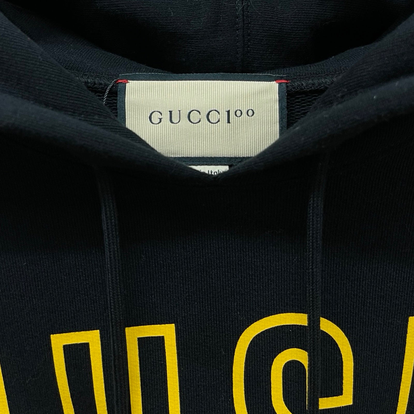 GUCCI 2021AW 100th Anniversary Logo Sweatshirt Pullover Hoodie 655469 XJDXE Size L