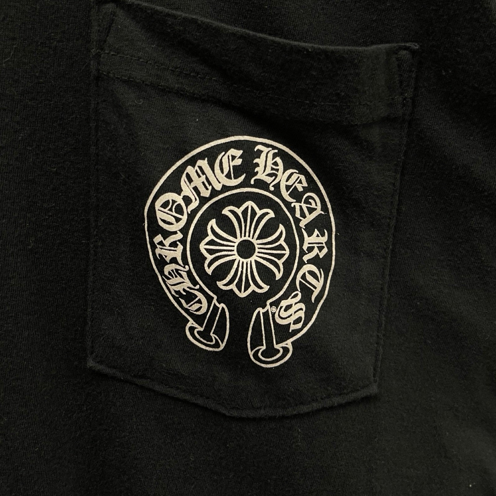 CHROME HEARTS 2022SS Multi Color Horseshoe Long Sleeve Tee Size XL